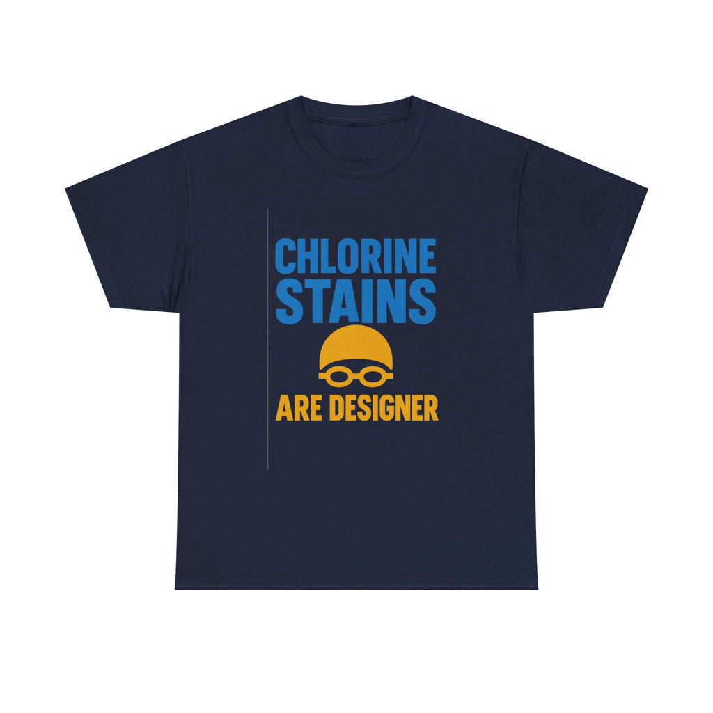 Swim Mom Chlorine Stains Are Designer T-Shirt | Gift for Mom | Graphic Tee