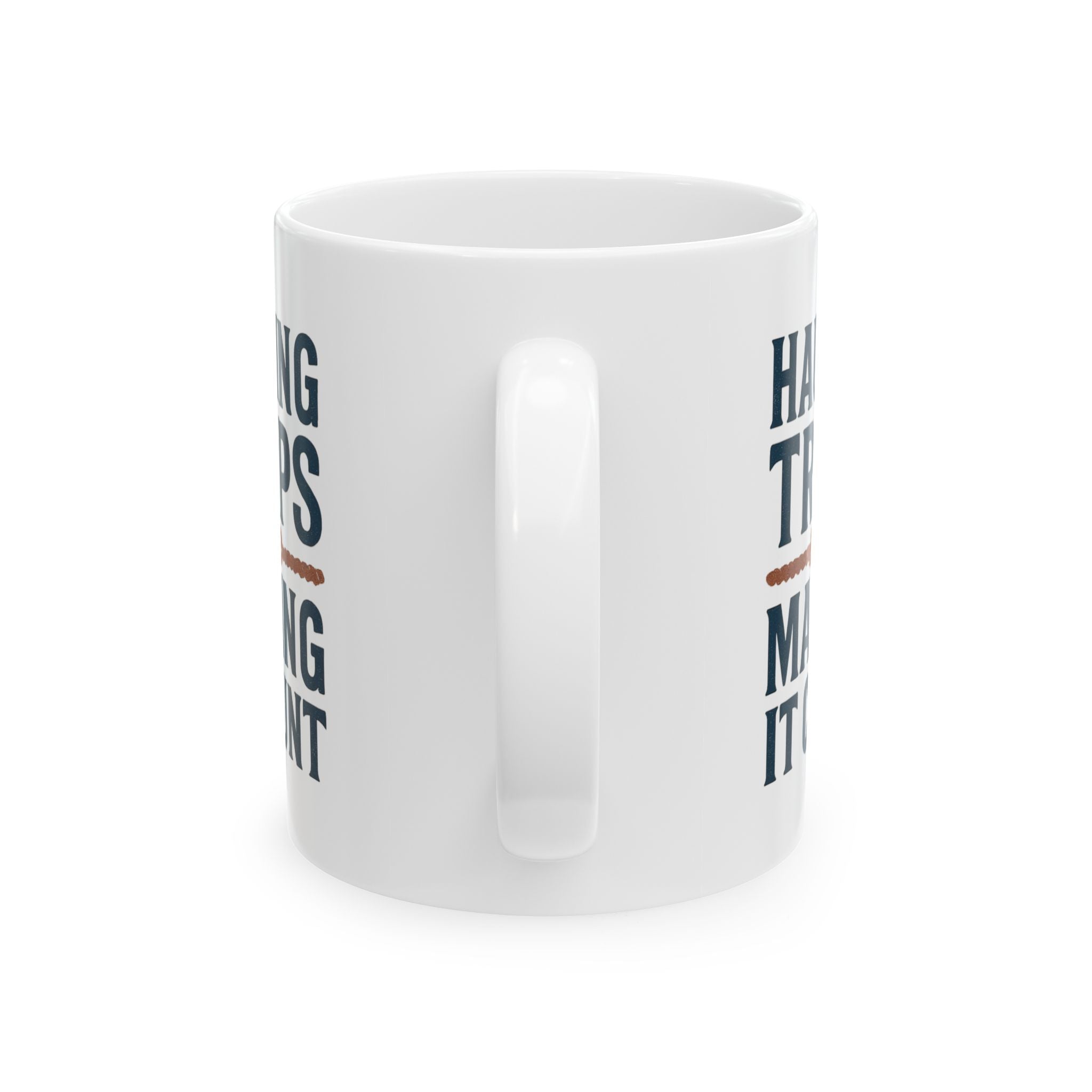 Lobsterman Hauling Traps And Making Coffee Count Coffee Mug | Coffee Lover Gift | Ceramic Mug