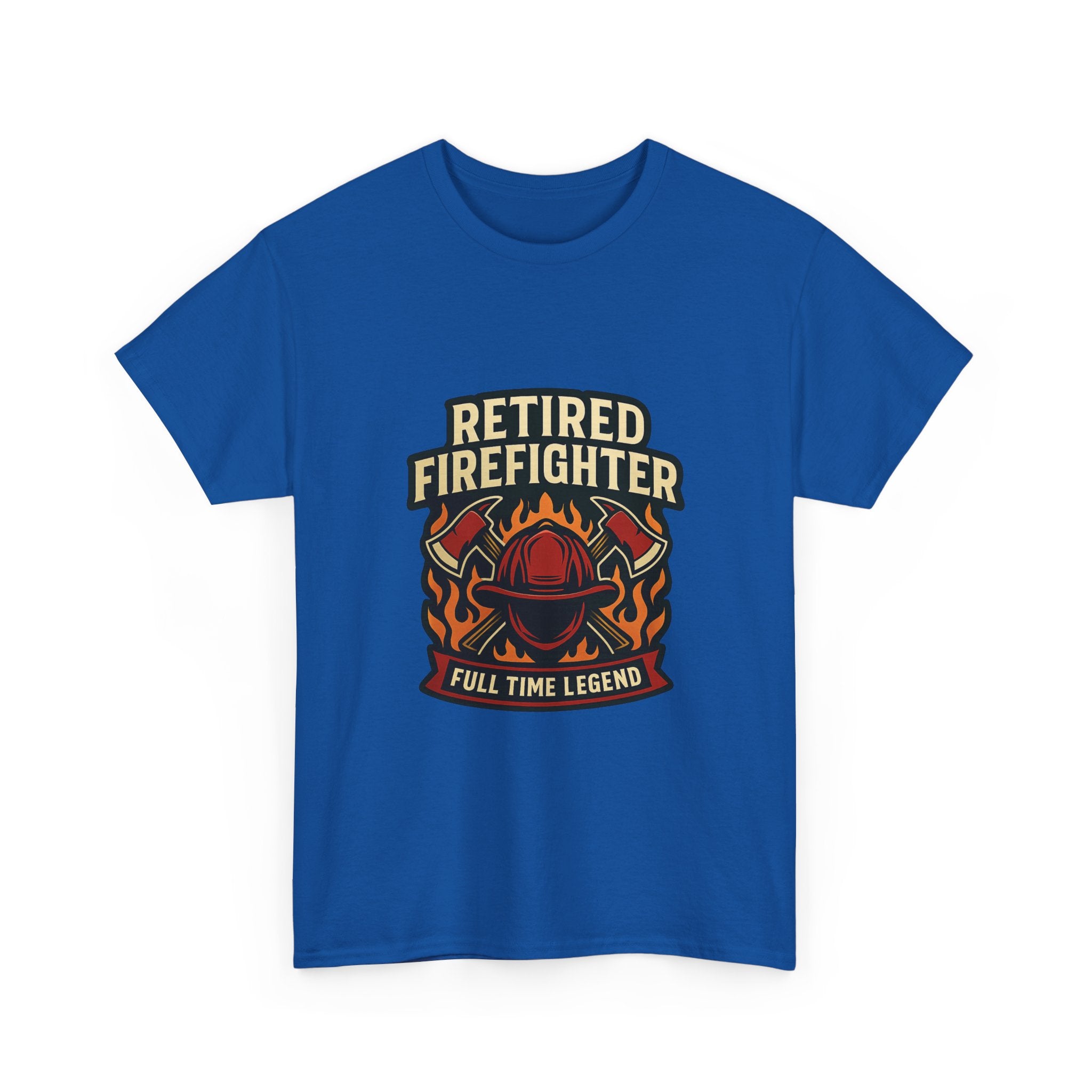 Retired Firefighter Full Time Legend T-Shirt | Unique Gift | Graphic Tee