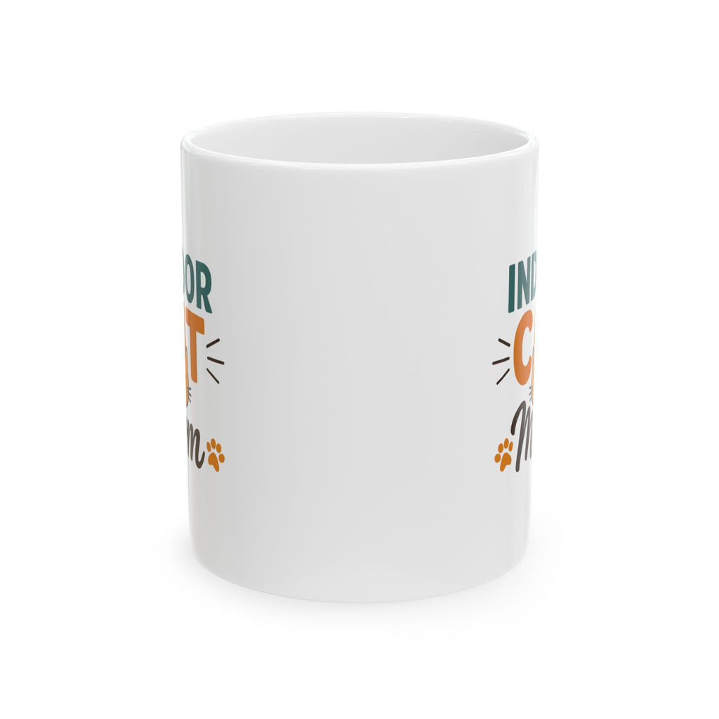 Indoor Cats Are The Best Cats Coffee Mug | Cat Lover Appreciation | Ceramic Mug
