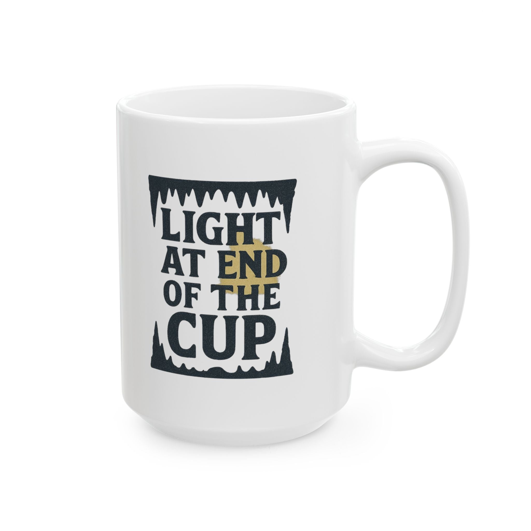 Caver Spelunker Light At The End Of The Cup Coffee Mug | Unique Gift | Ceramic Mug