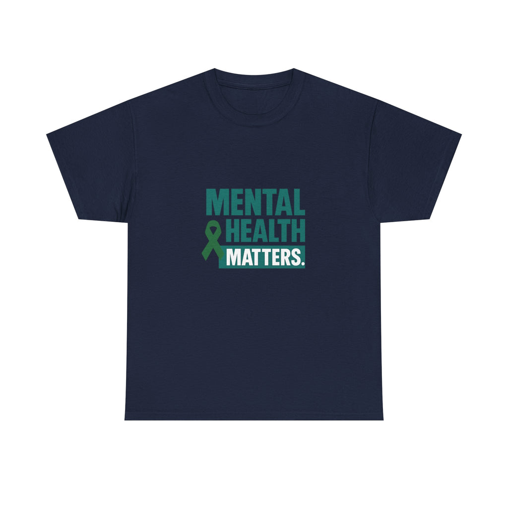 Mental Health Matters Full Stop T-Shirt | Unique Gift | Graphic Tee