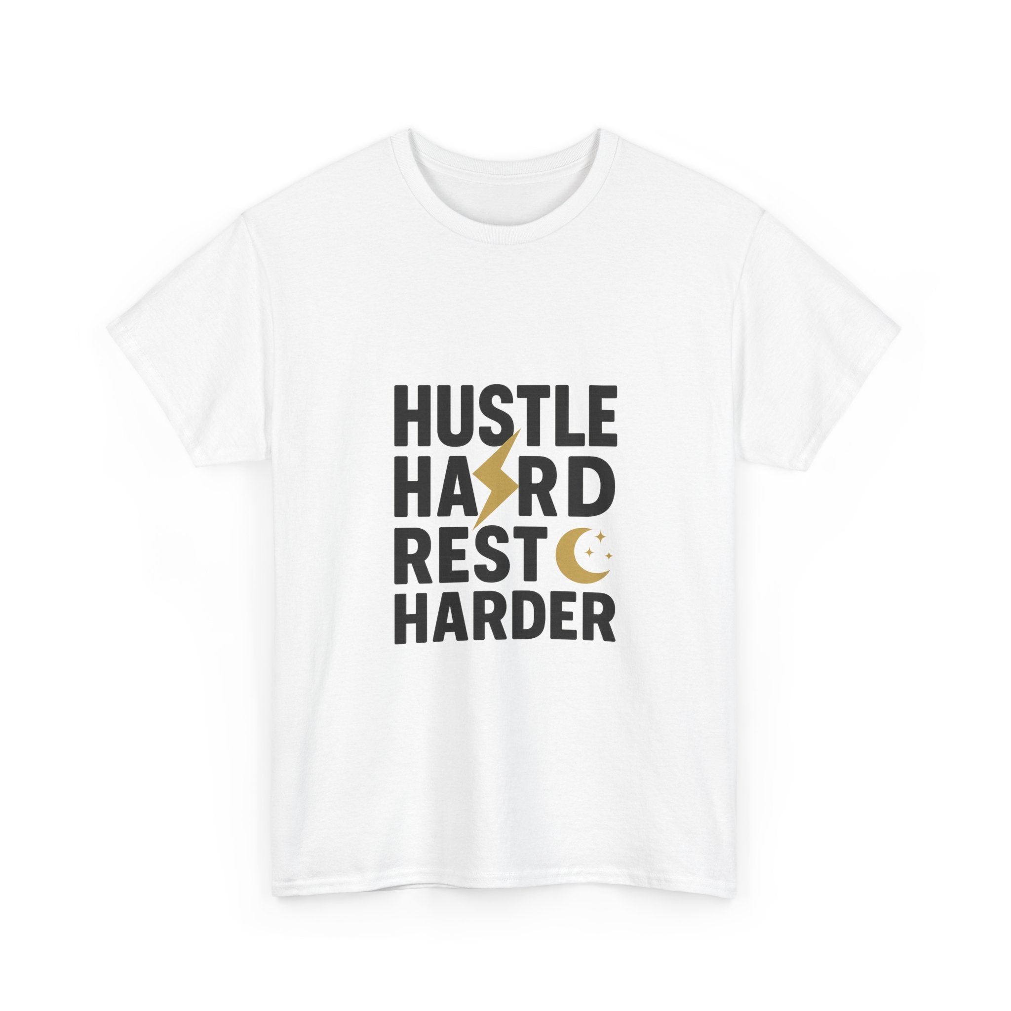 Hustle Hard Rest Harder T-Shirt | Unique Gift | Graphic Tee
