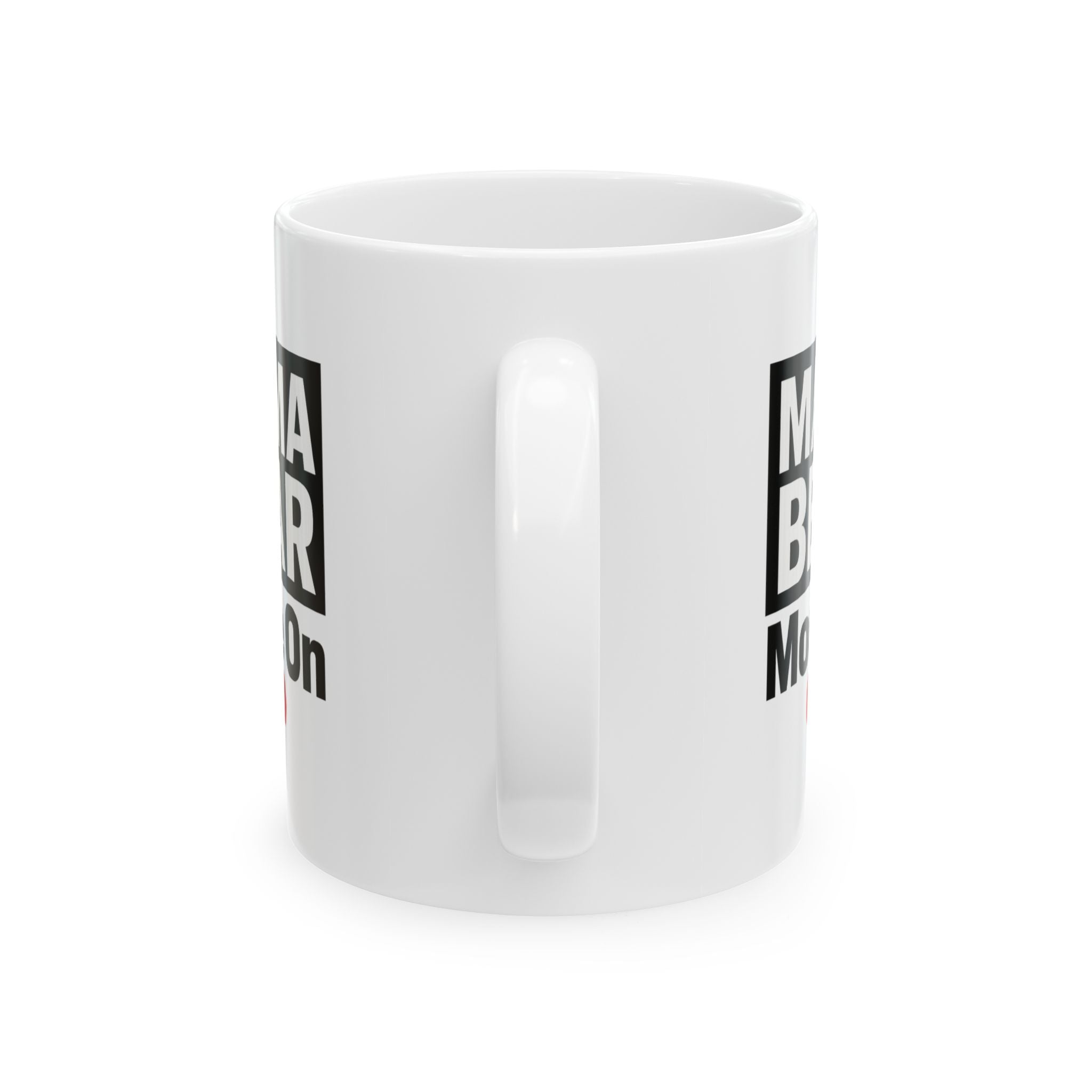 Growl Before Coffee Mama Bear Vibes Coffee Mug | Funny Mom Humor | Ceramic Mug
