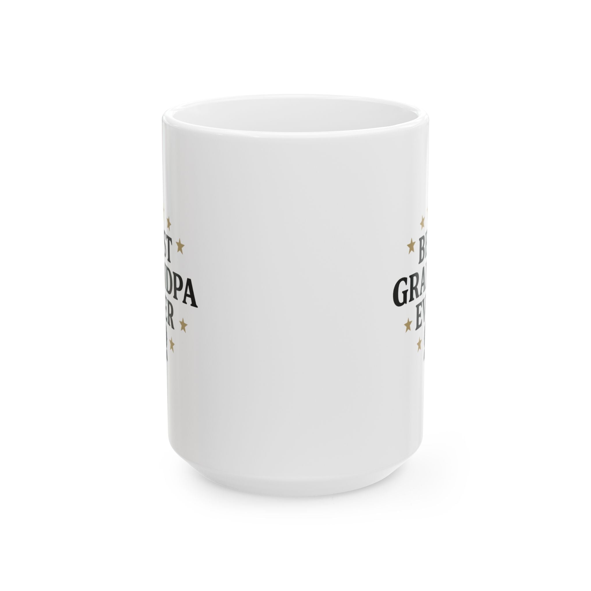 Best Grandpa Ever Stars Coffee Mug | Gift for Grandpa | Ceramic Mug