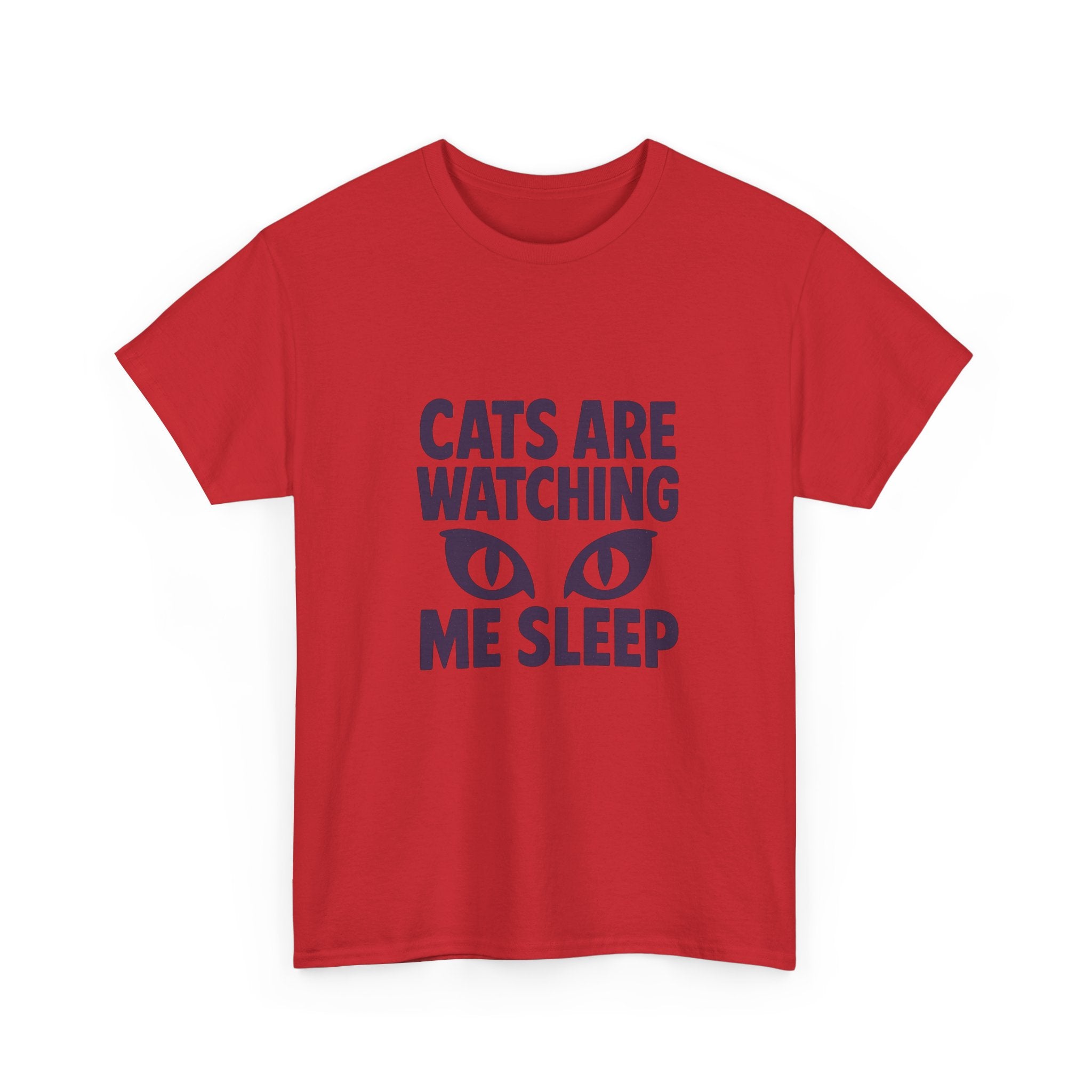 Dog Person Cats Are Watching Me Sleep T-Shirt | Cat Lover Gift | Graphic Tee