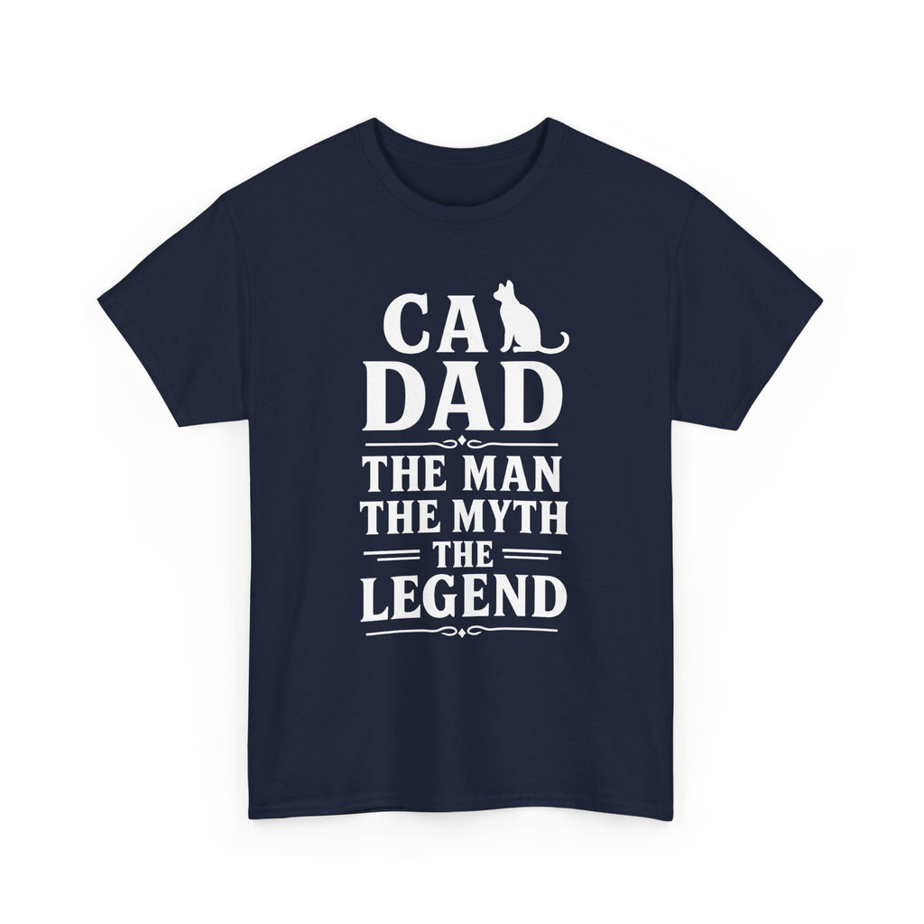 Cat Dad The Man The Myth T-Shirt | Cat Lover Gift | Graphic Tee
