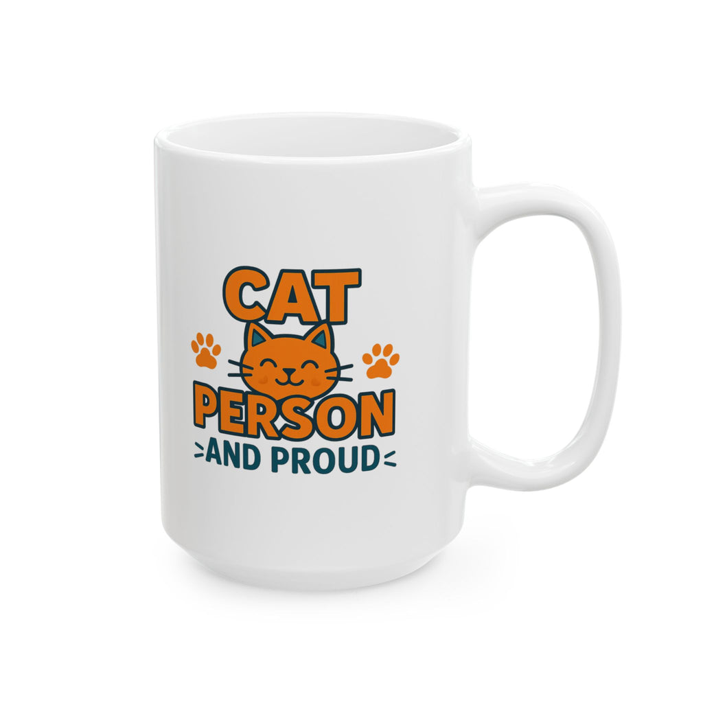 Confirmed Cat Person Since Birth Coffee Mug | Cat Appreciation Gift | Ceramic Mug