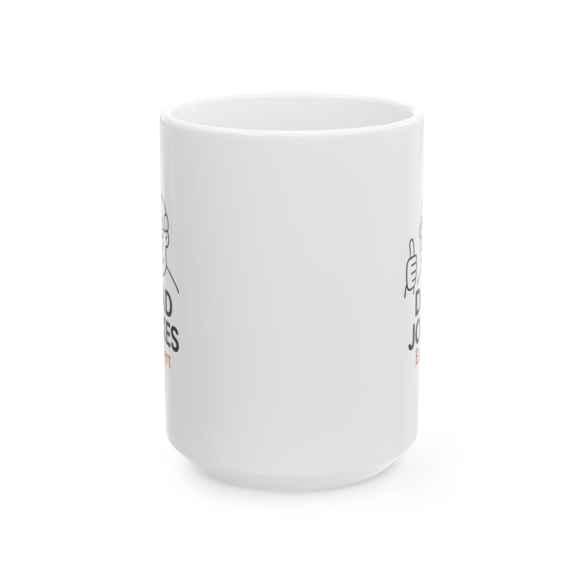 Powered By Coffee And Dad Jokes Coffee Mug | Dad Humor Gift | Ceramic Mug