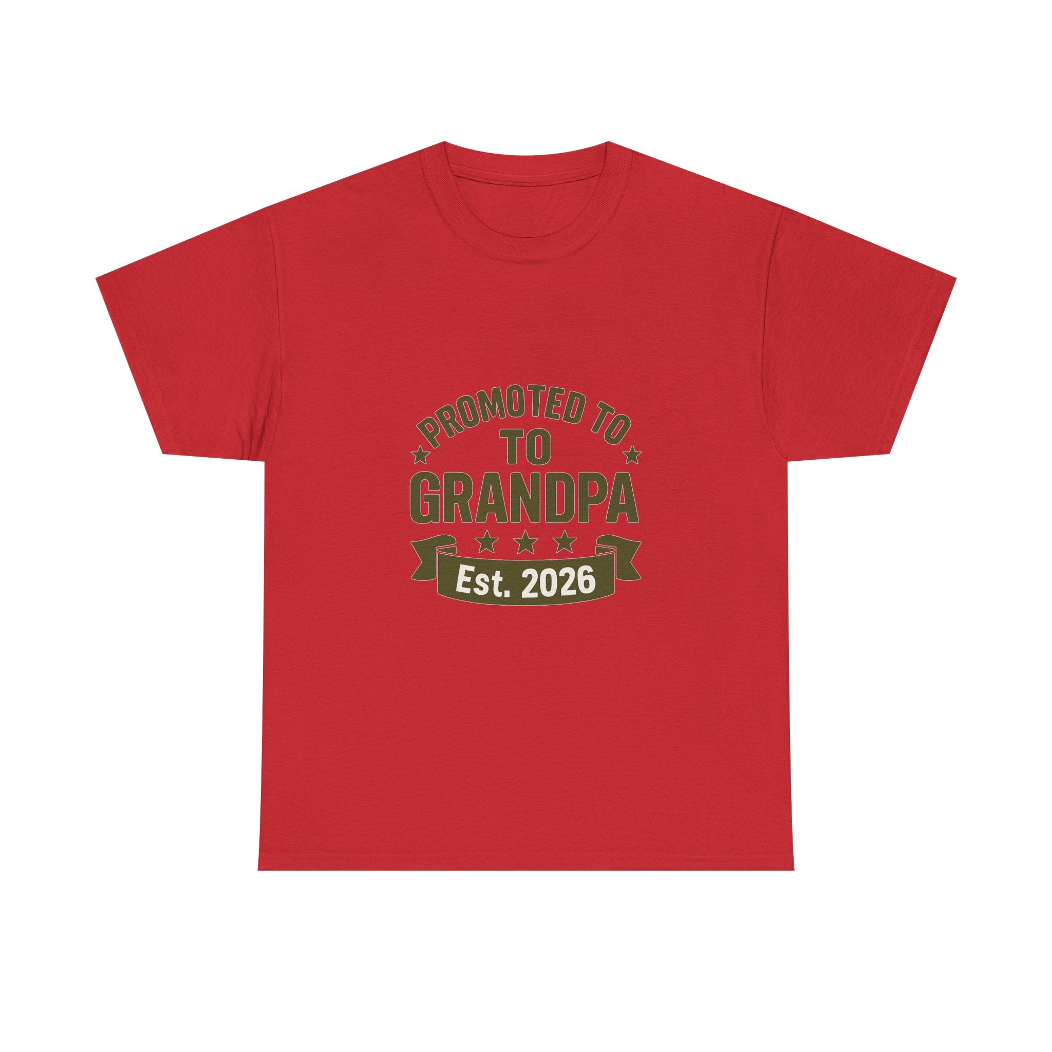 Promoted To Grandpa Est 2026 T-Shirt | Gift for Grandpa | Graphic Tee