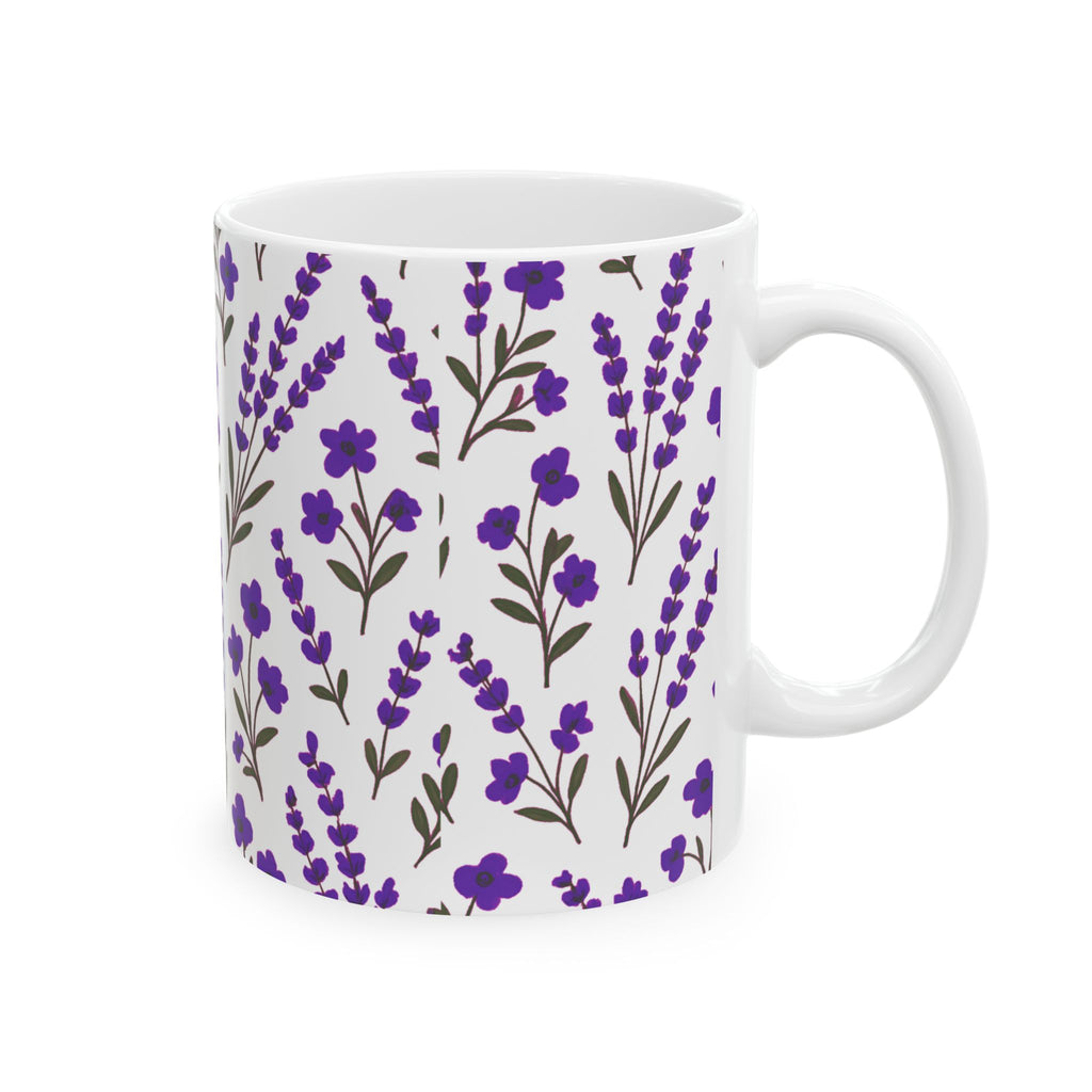 Purple Lavender Coffee Mug | Unique Gift | Ceramic Mug