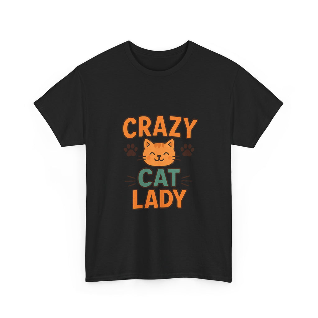 Crazy Cat Lady And Proud T-Shirt | Funny Cat Gift | Graphic Tee