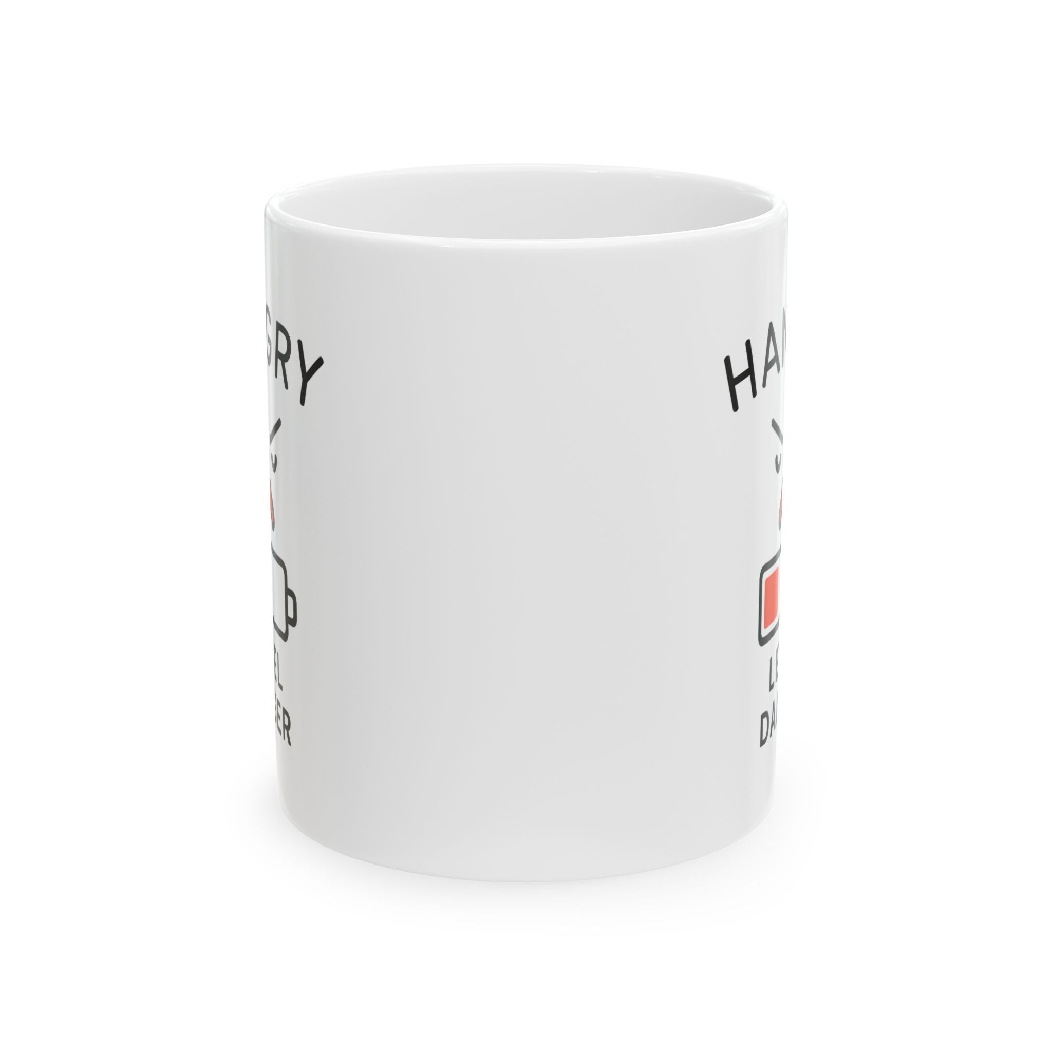 Hungry And Angry About It Hangry Coffee Mug | Funny Gift | Ceramic Mug