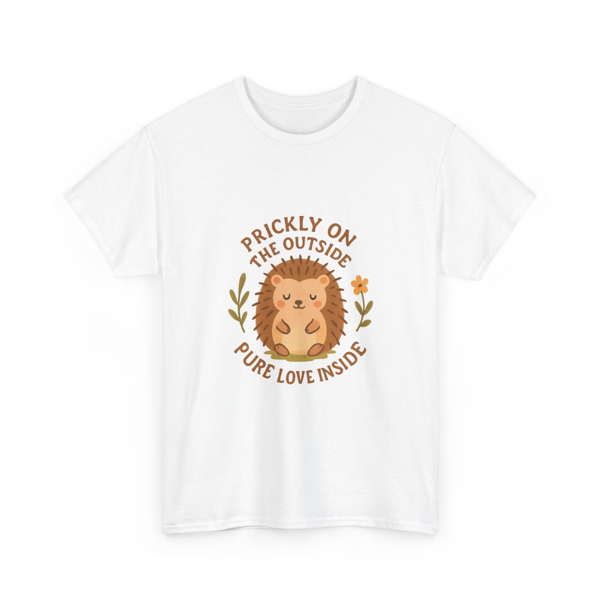 Hedgehog Dad Prickly On The Outside Pure Love Inside T-Shirt