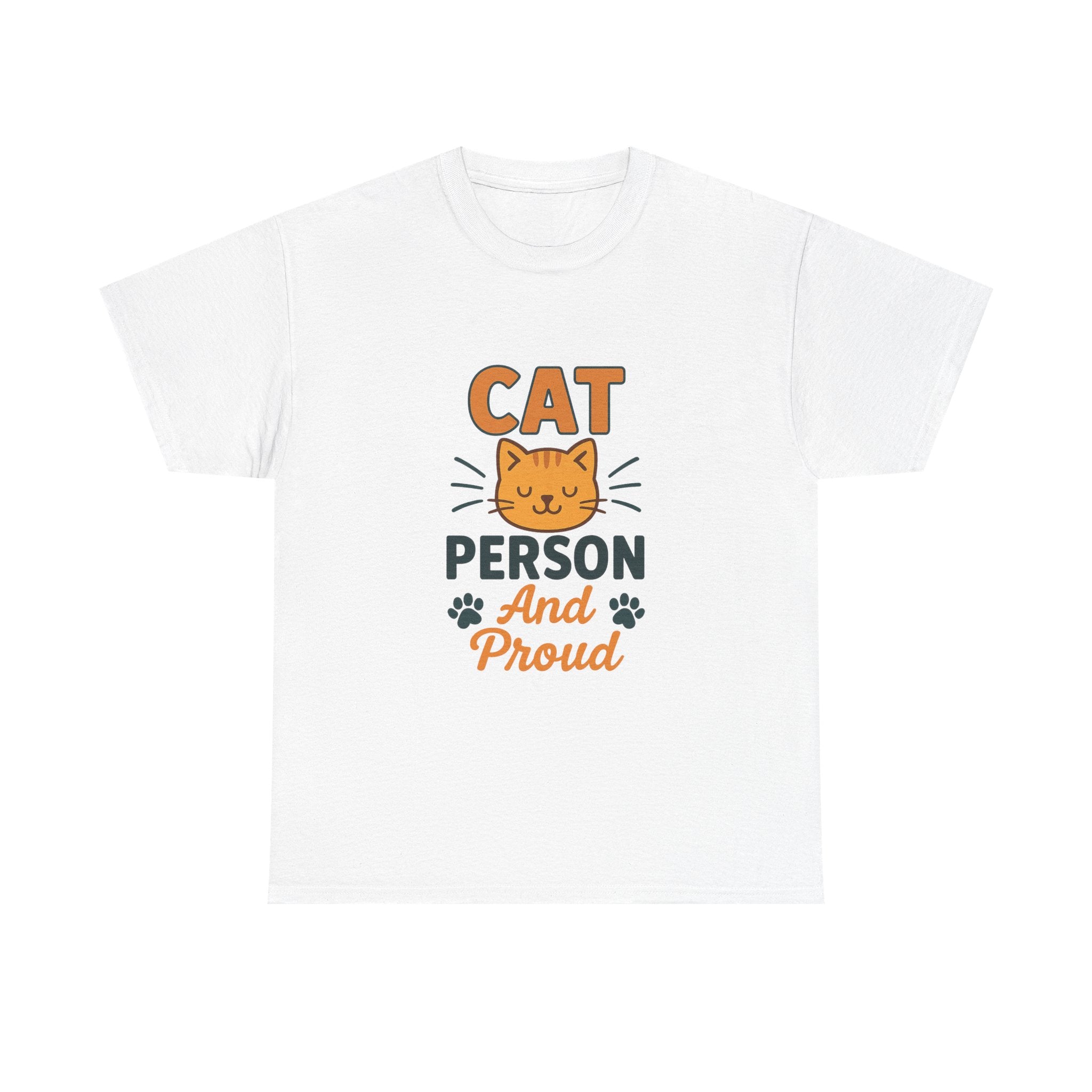 Cat Person Warning May Talk About Cats T-Shirt | Funny Cat Humor | Graphic Tee
