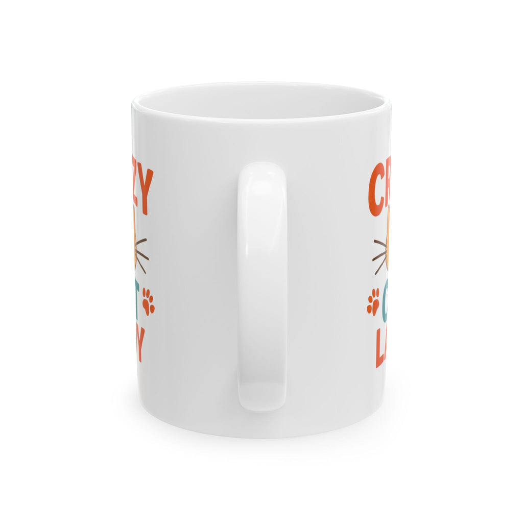 Official Crazy Cat Lady Card Carrying Member Coffee Mug | Cat Humor | Ceramic Mug