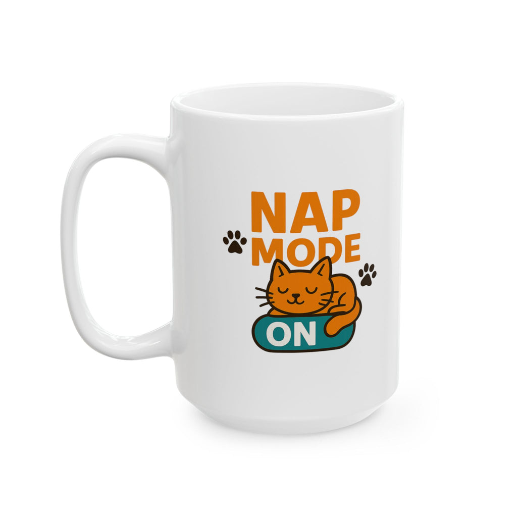 Currently Unavailable Cat Is Napping Coffee Mug | Funny Pet Humor | Ceramic Mug
