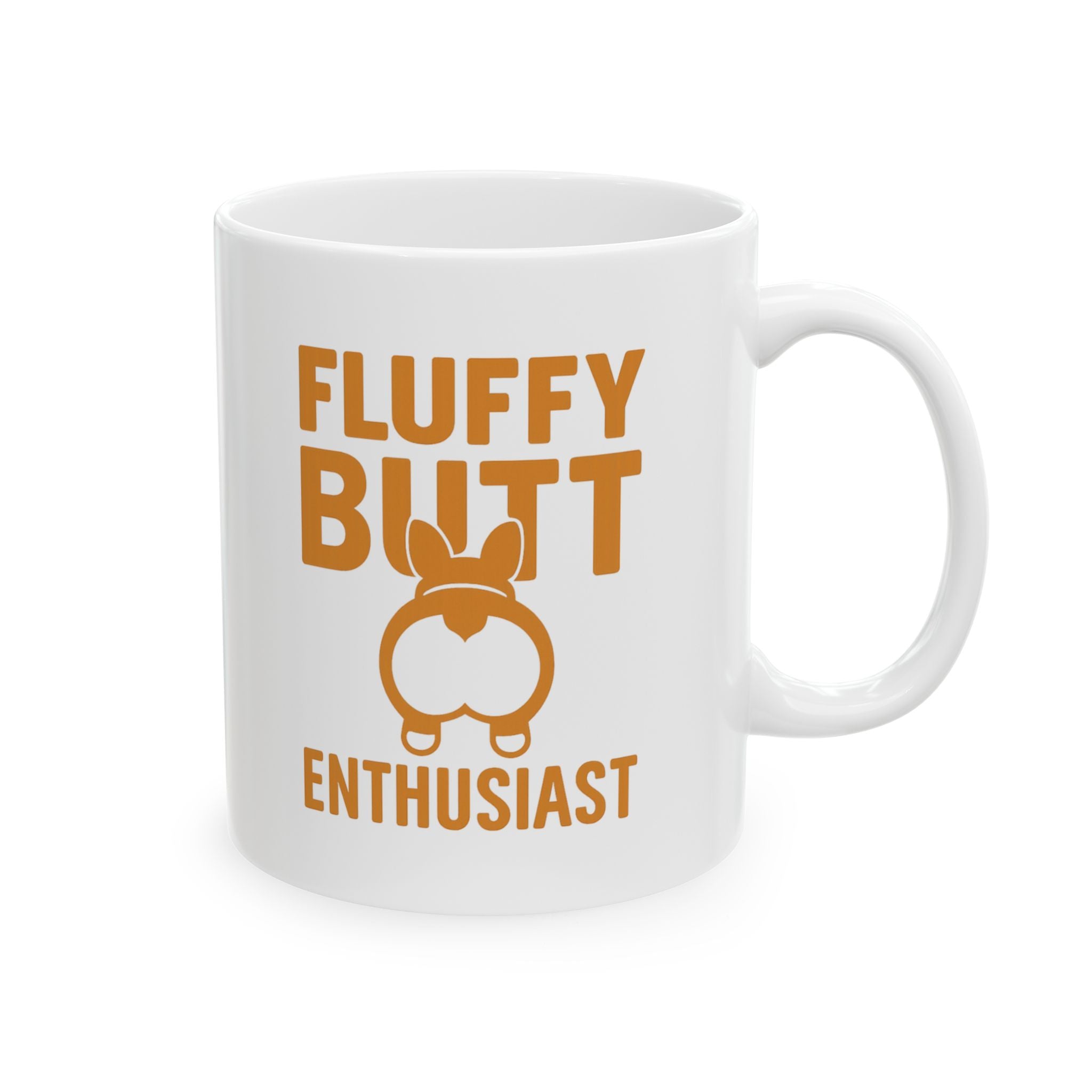 Corgi Mom Fluffy Butt Enthusiast Coffee Mug | Gift for Mom | Ceramic Mug