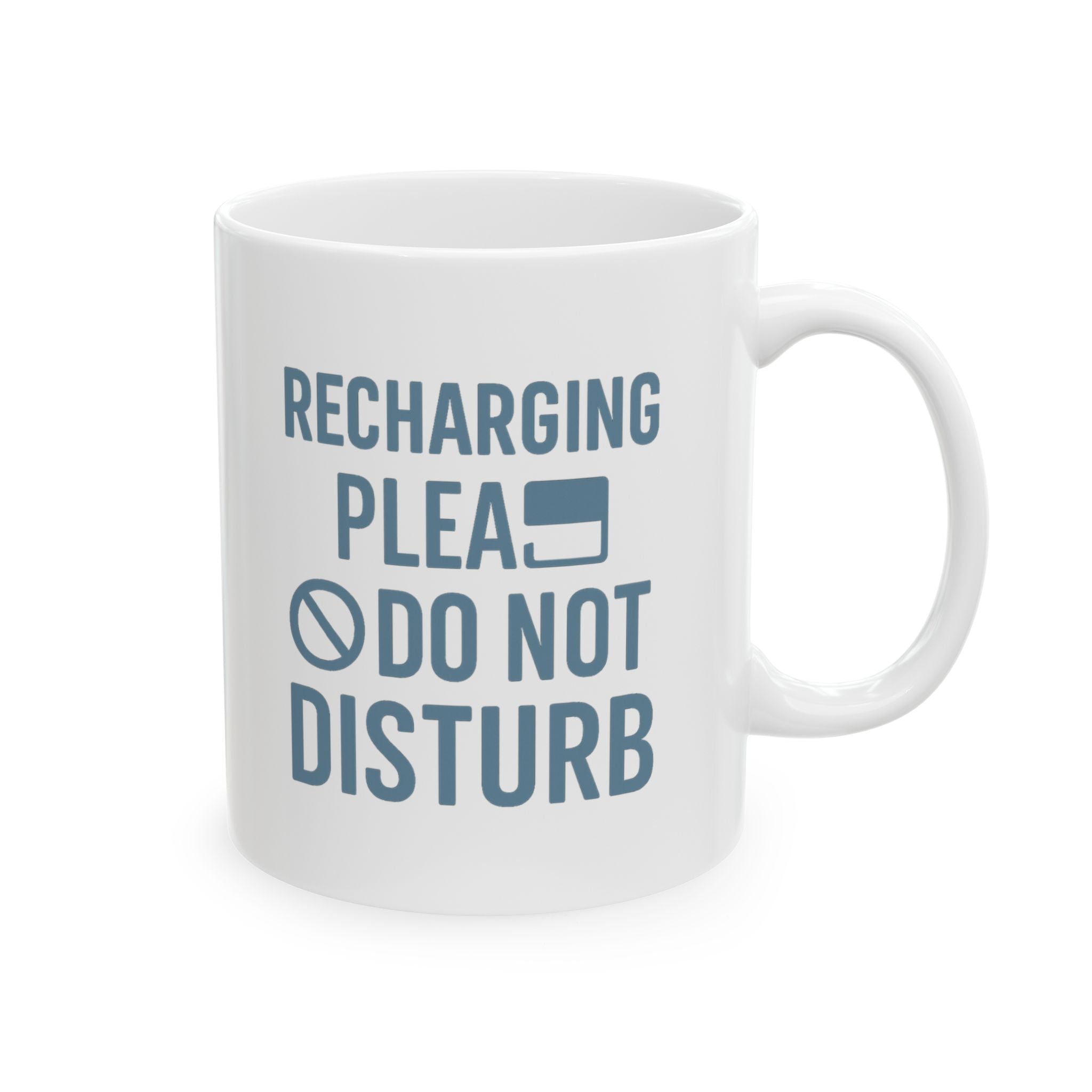 Introvert Recharging Please Do Not Disturb Coffee Mug | Unique Gift | Ceramic Mug
