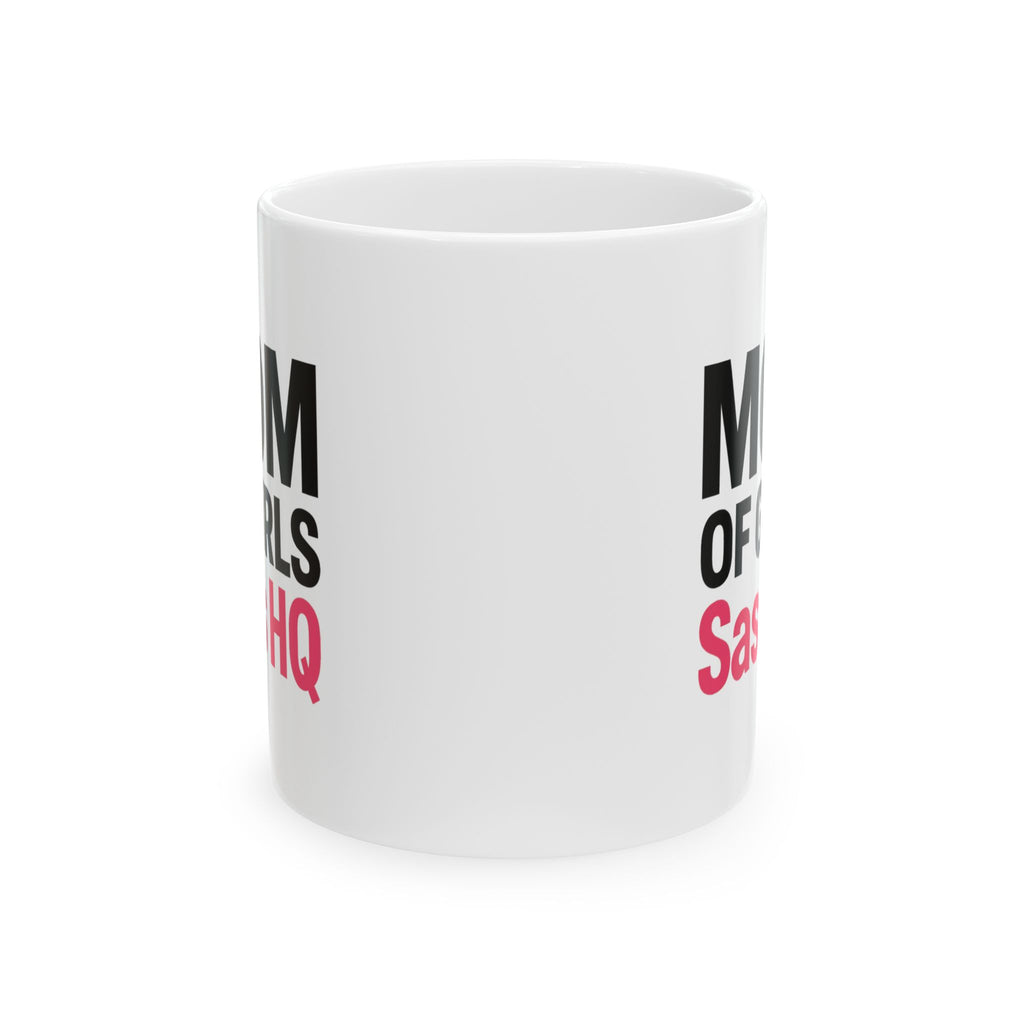 Mom Of Girls Drama And Magic Coffee Mug | Girl Mom Gift | Ceramic Mug