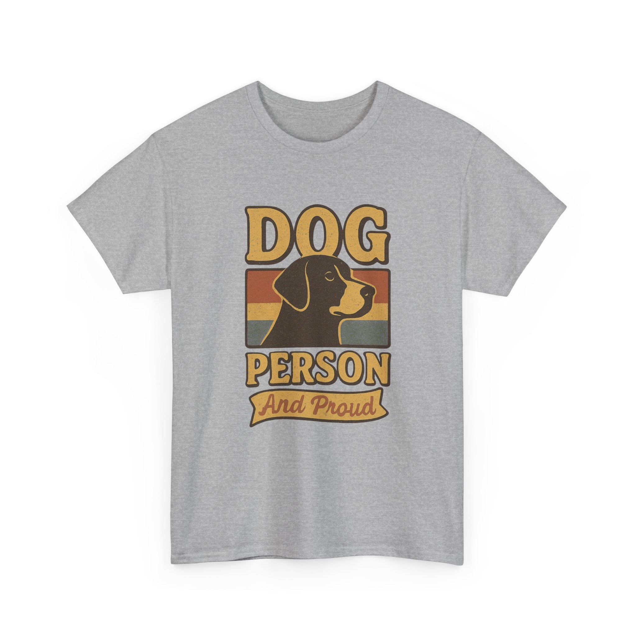 Dog Person Not A Cat Person T-Shirt | Funny Dog Lover Humor | Graphic Tee