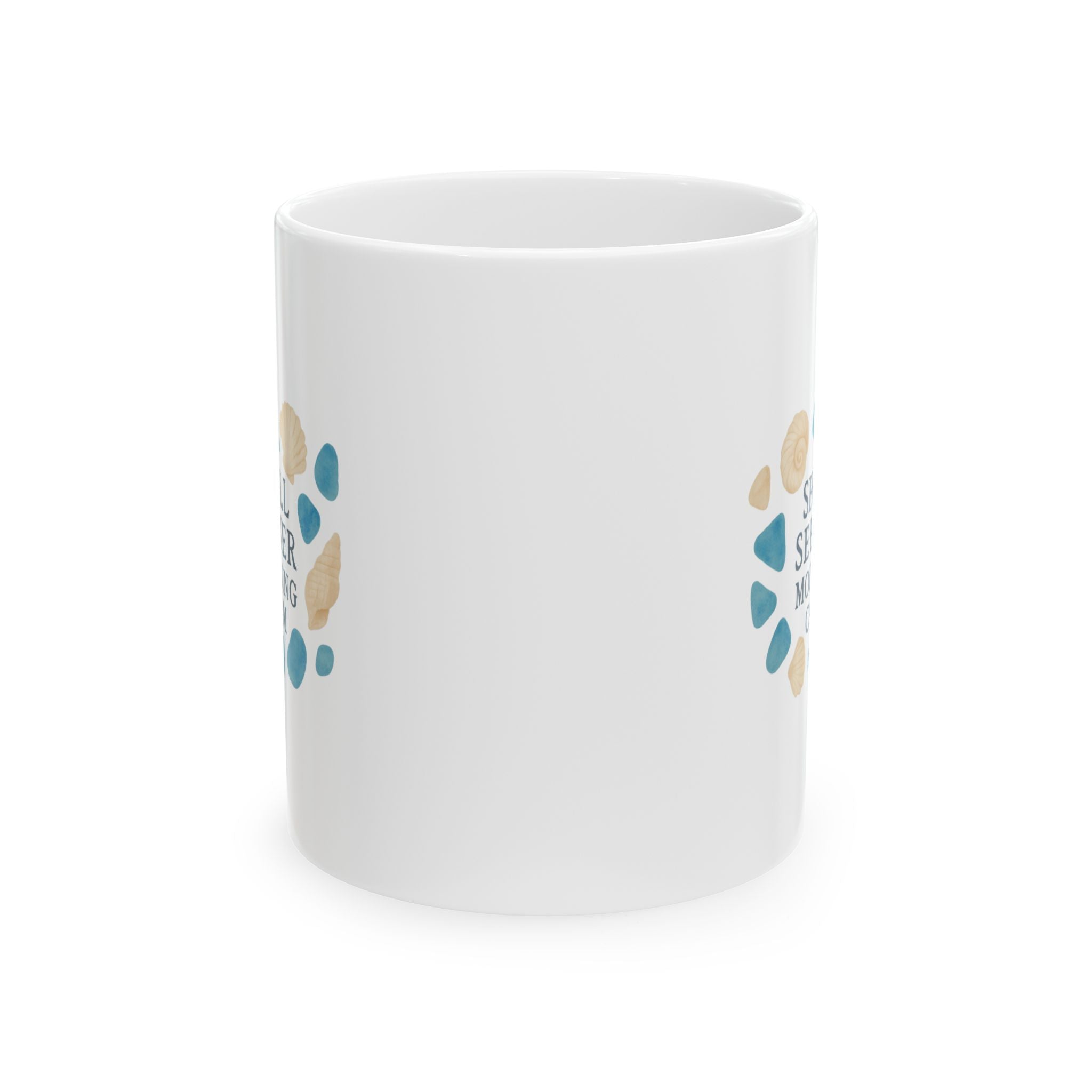 Beachcomber Shell Seeker Morning Calm Coffee Mug | Unique Gift | Ceramic Mug