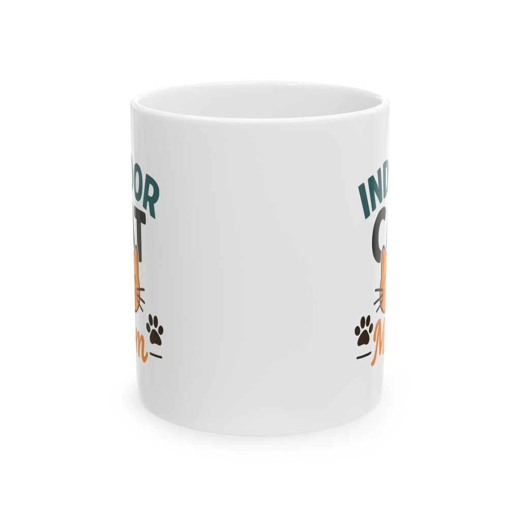 Couch Cat Enthusiast Coffee Mug | Funny Indoor Cat Lover | Ceramic Mug