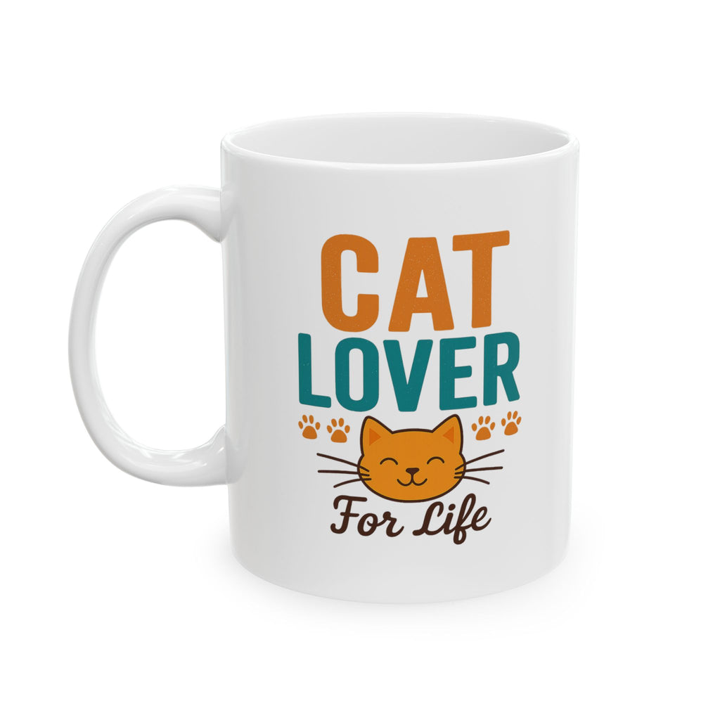 Heart Full Of Cats Coffee Mug | Cat Lover Appreciation | Ceramic Mug