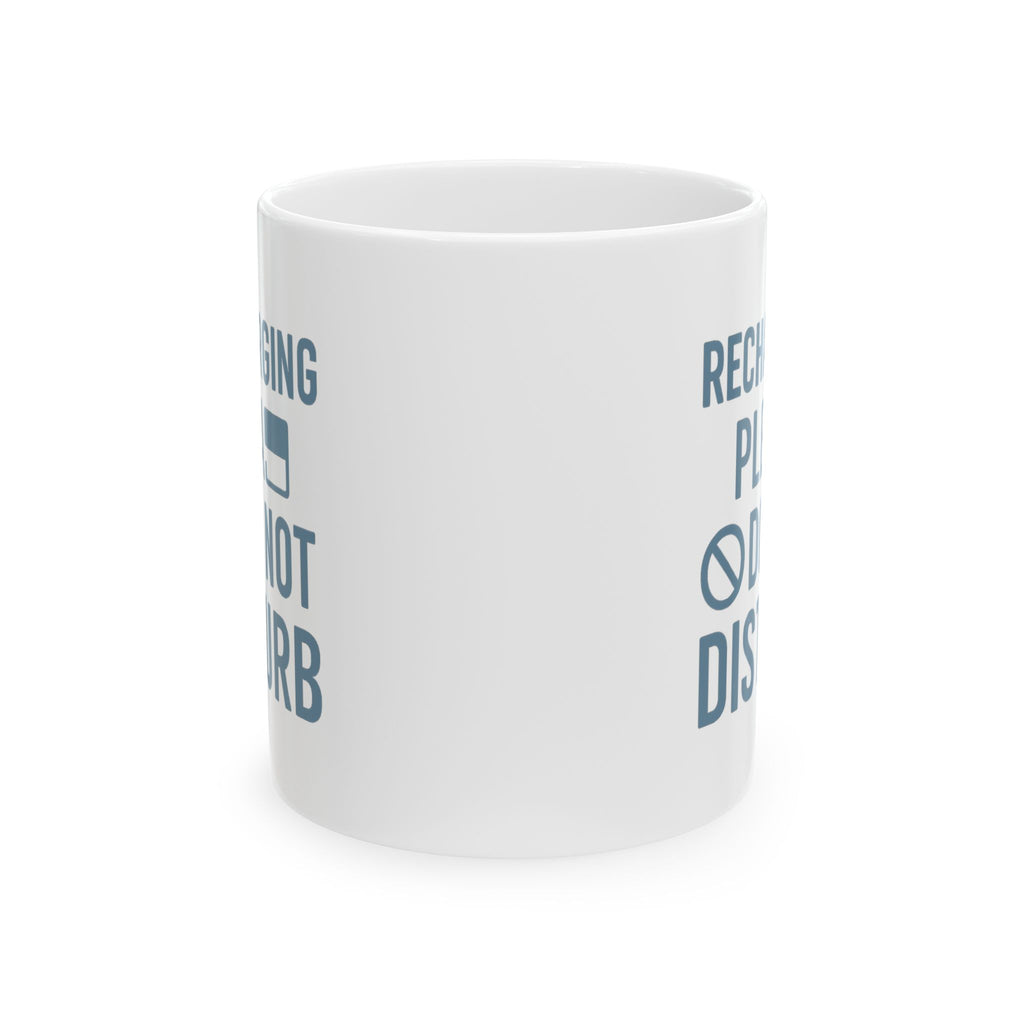 Introvert Recharging Please Do Not Disturb Coffee Mug | Unique Gift | Ceramic Mug