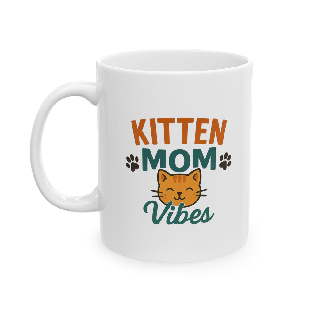 Life Goal Surrounded By Kittens Coffee Mug | Cat Lover Humor | Ceramic Mug