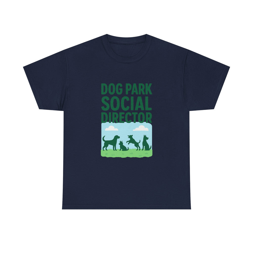 Dog Park Social Director T-Shirt | Dog Lover Gift | Graphic Tee