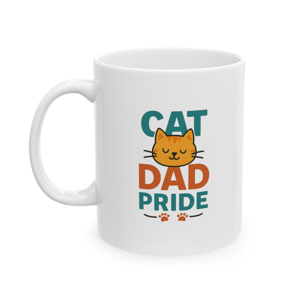 Cat Dad Cool Cat Coffee Mug | Cat Lover Gift | Ceramic Mug