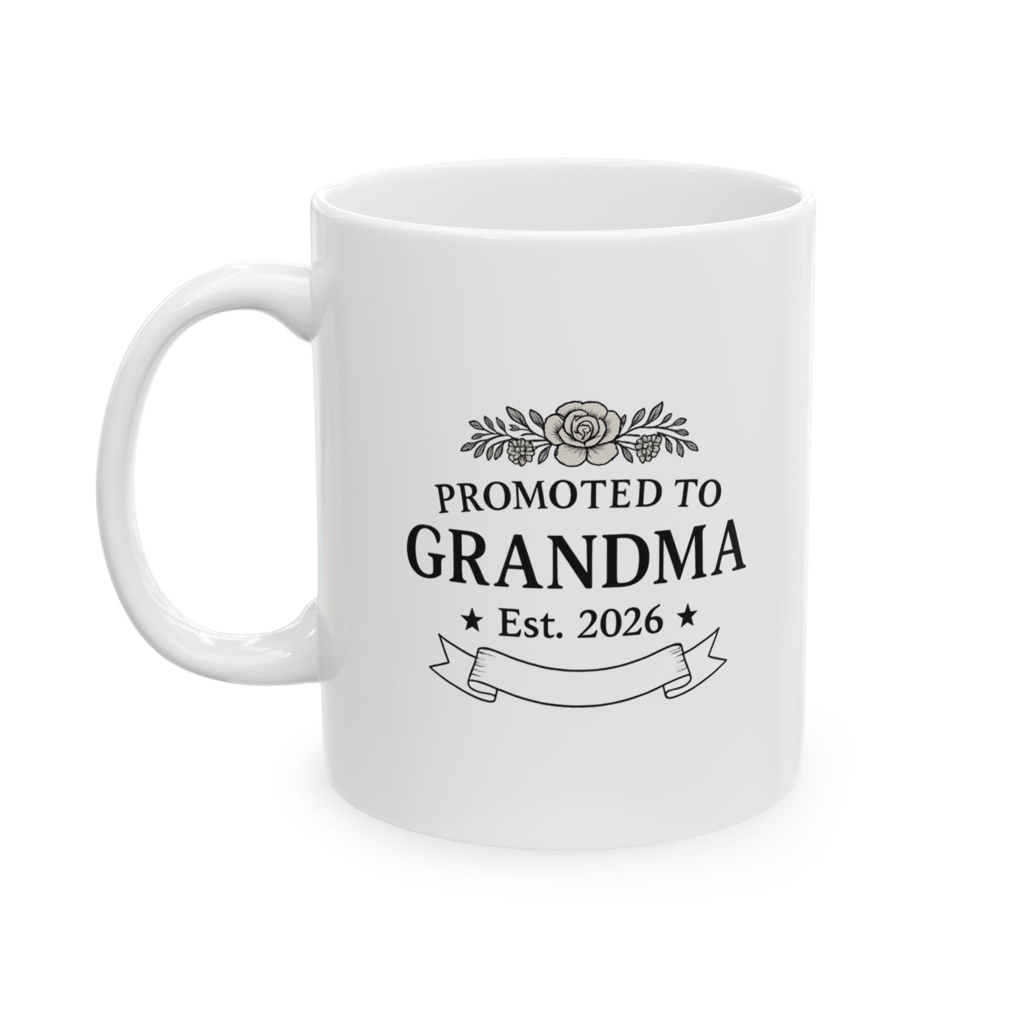 Promoted To Grandma Est 2026 Coffee Mug | Gift for Grandma | Ceramic Mug