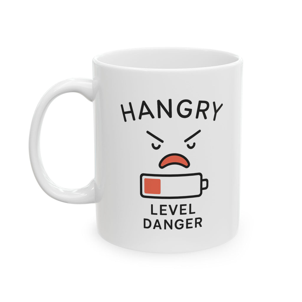 Hungry And Angry About It Hangry Coffee Mug | Funny Gift | Ceramic Mug