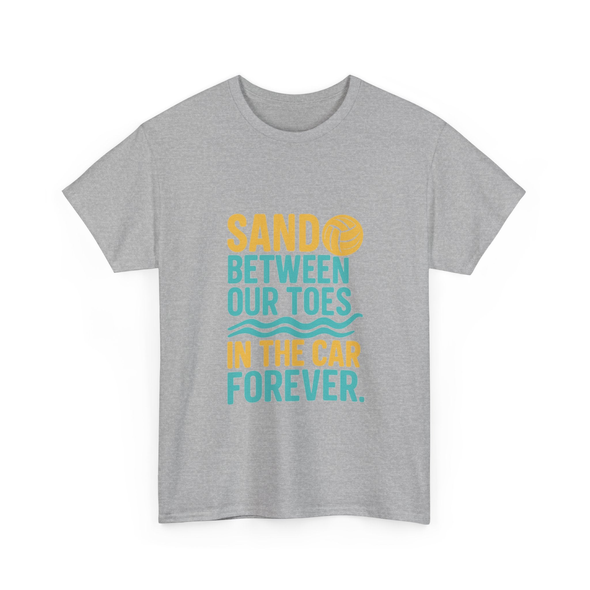 Beach Volleyball Mom Sand Between Our Toes In Our Car Forever T-Shirt | Gift for Mom | Graphic Tee