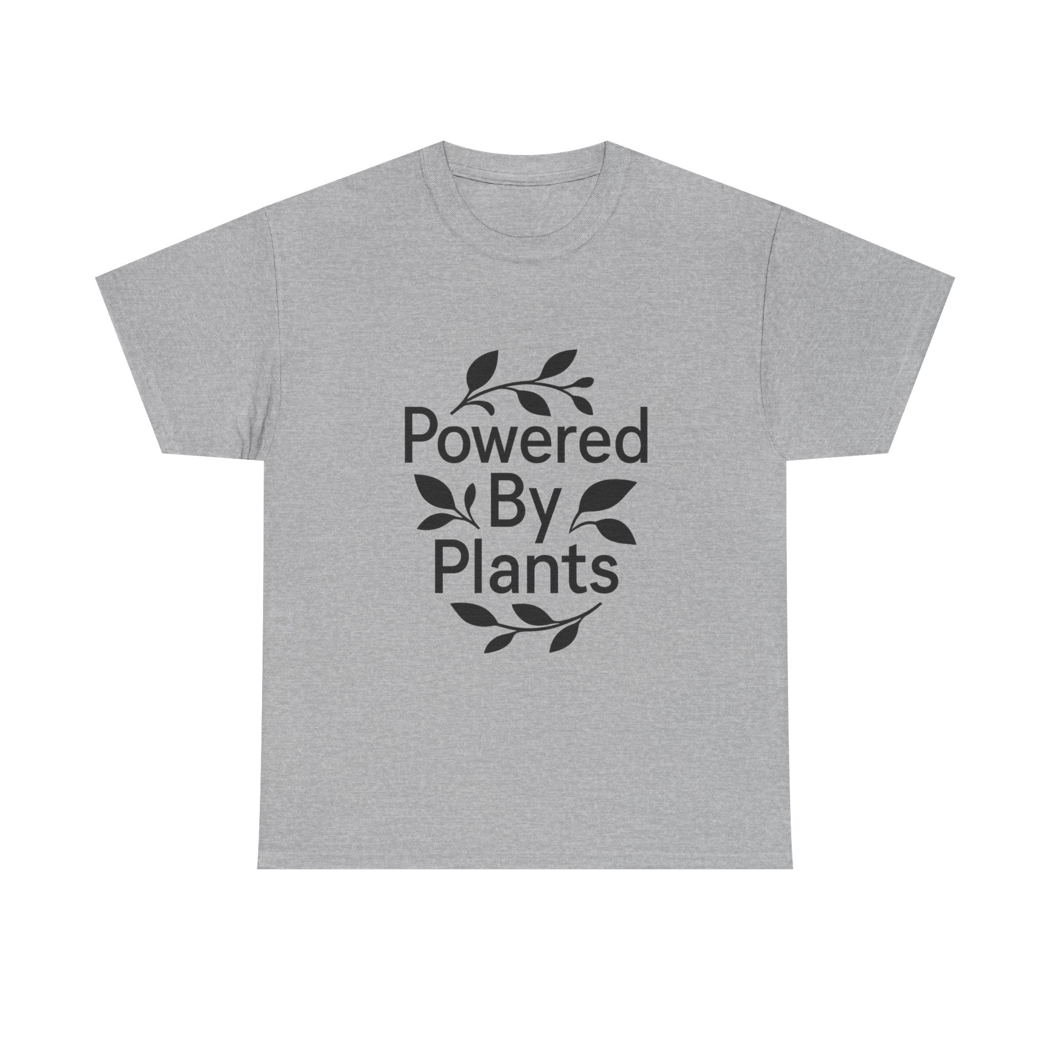 Powered By Plants Vegan T-Shirt | Unique Gift | Graphic Tee
