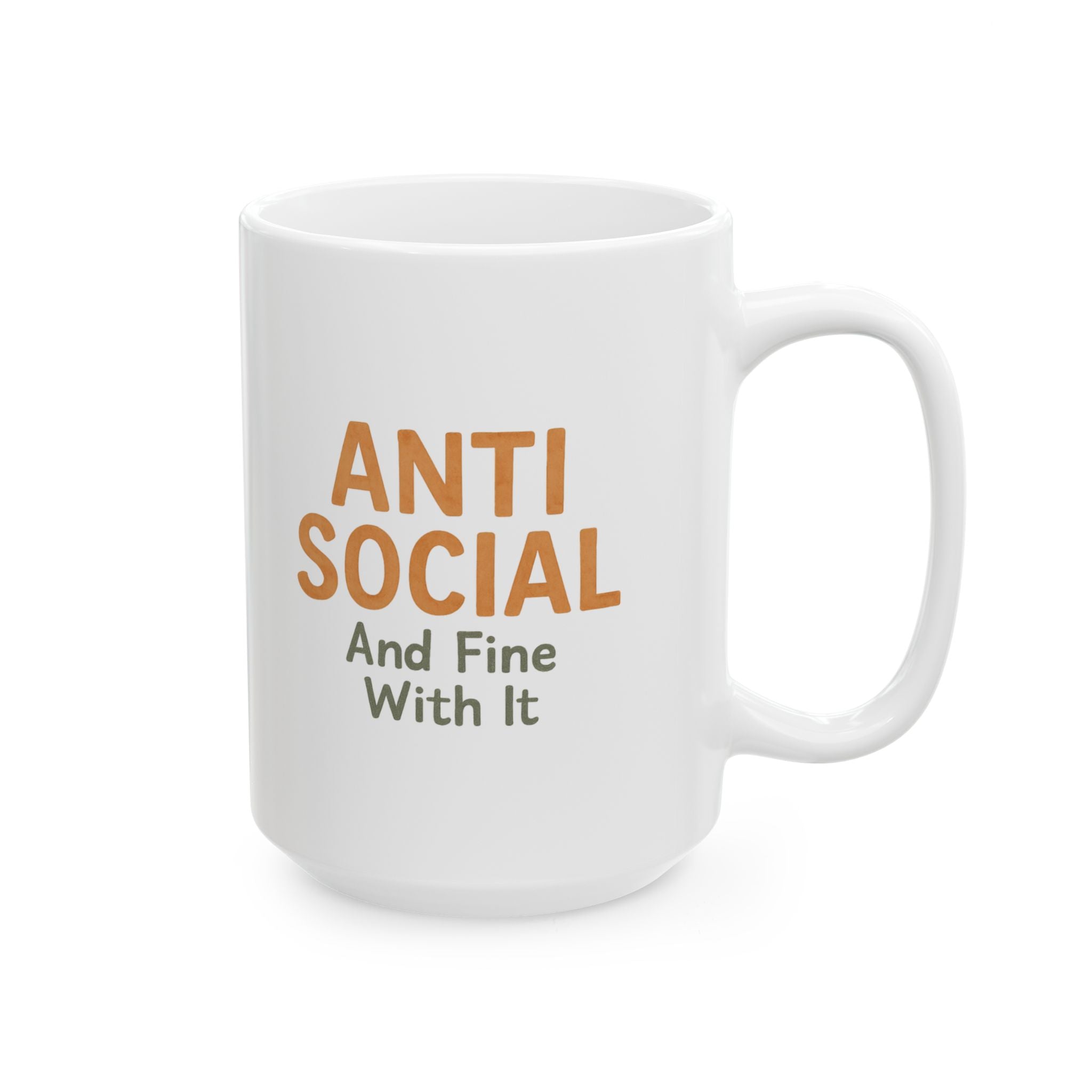 Warning Anti Social Mode Engaged Coffee Mug | Funny Gift | Ceramic Mug