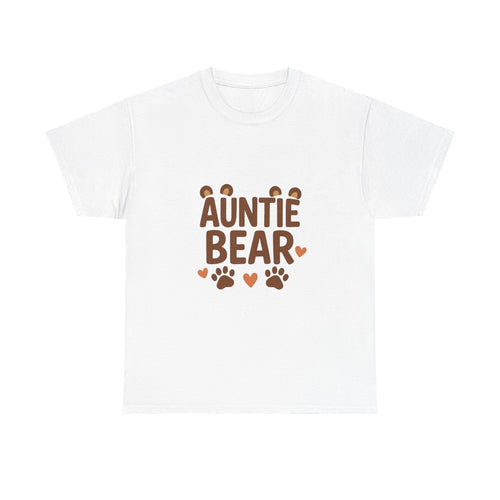 Auntie Bear Proud Aunt T-Shirt | Unique Gift | Graphic Tee