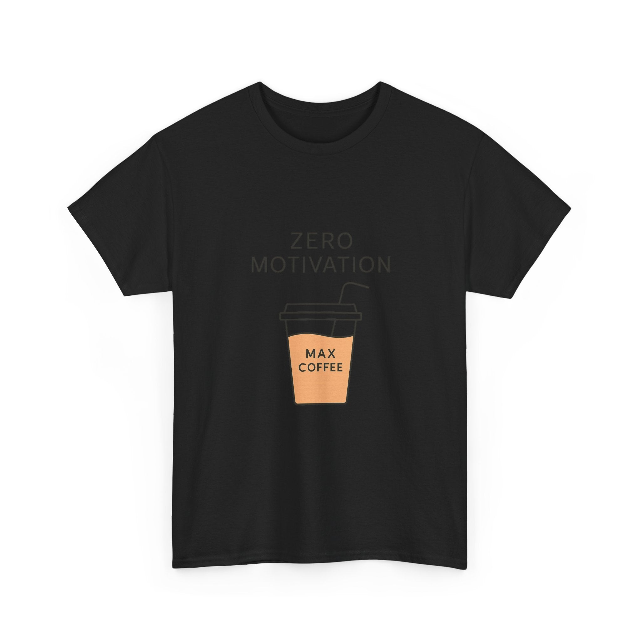 Motivation Level Zero Coffee Level Max T-Shirt | Funny Gift | Graphic Tee