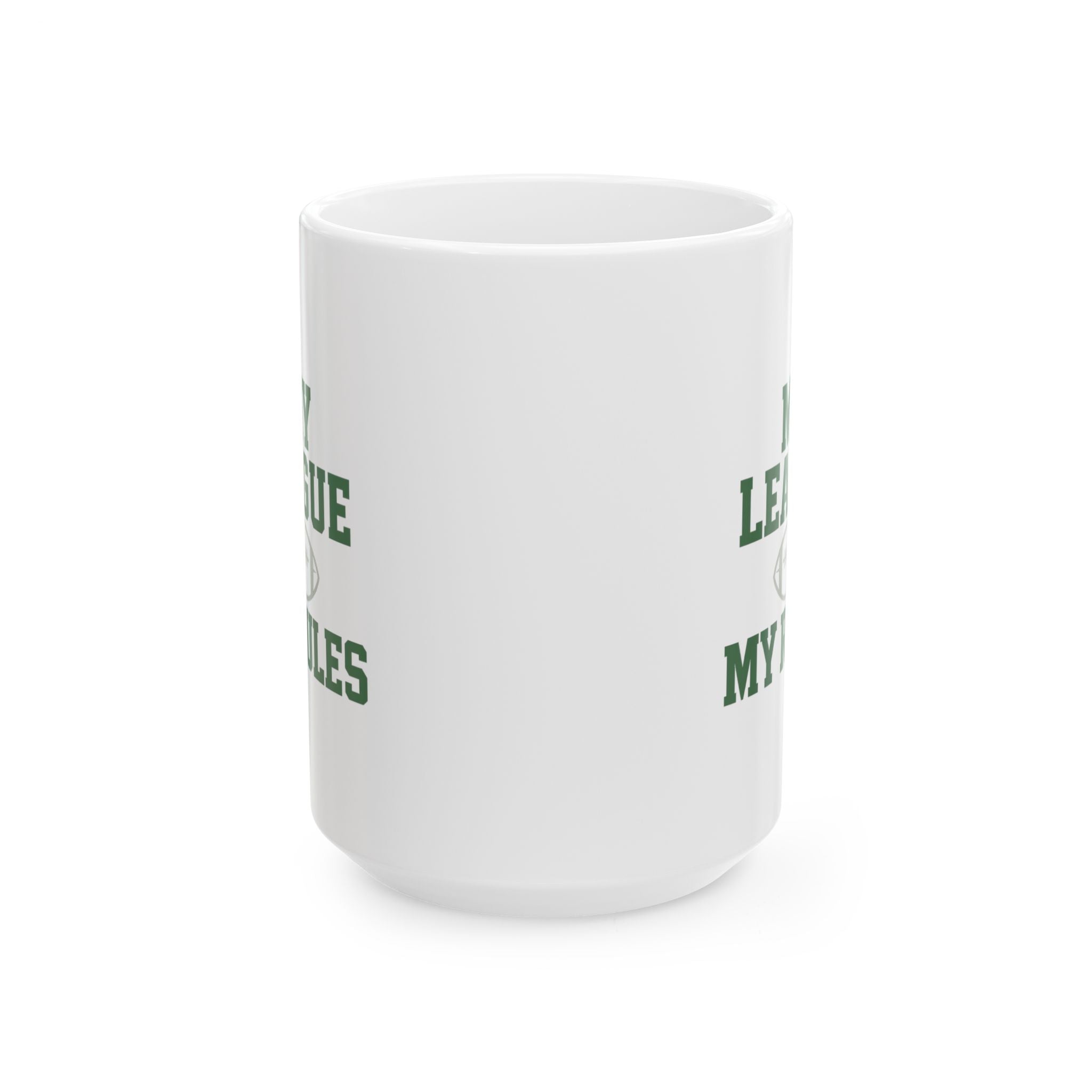 Fantasy Football Commissioner My League My Rules Coffee Mug | Unique Gift | Ceramic Mug