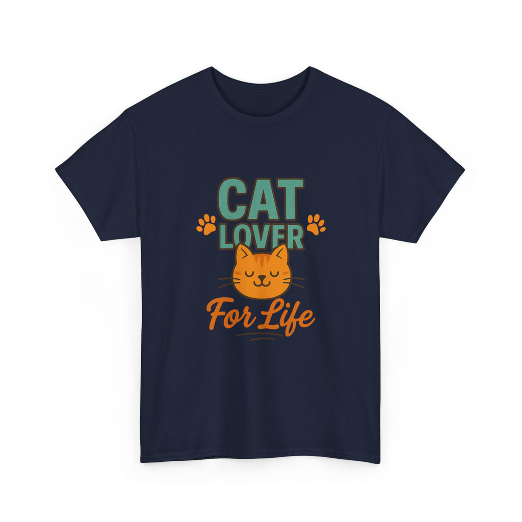 Cats Are My Happy Place T-Shirt | Cat Lover Gift | Graphic Tee