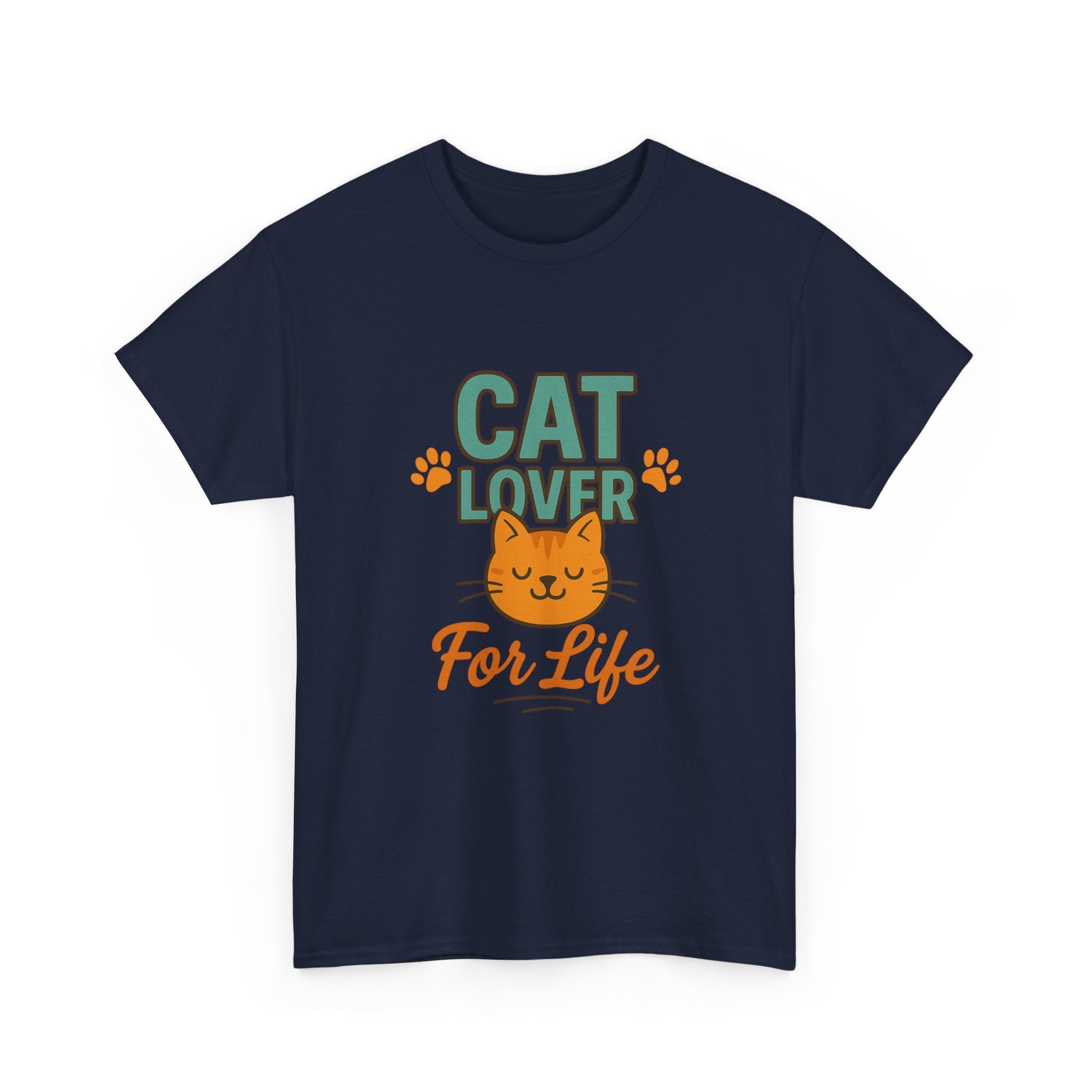 Cats Are My Happy Place T-Shirt | Cat Lover Gift | Graphic Tee