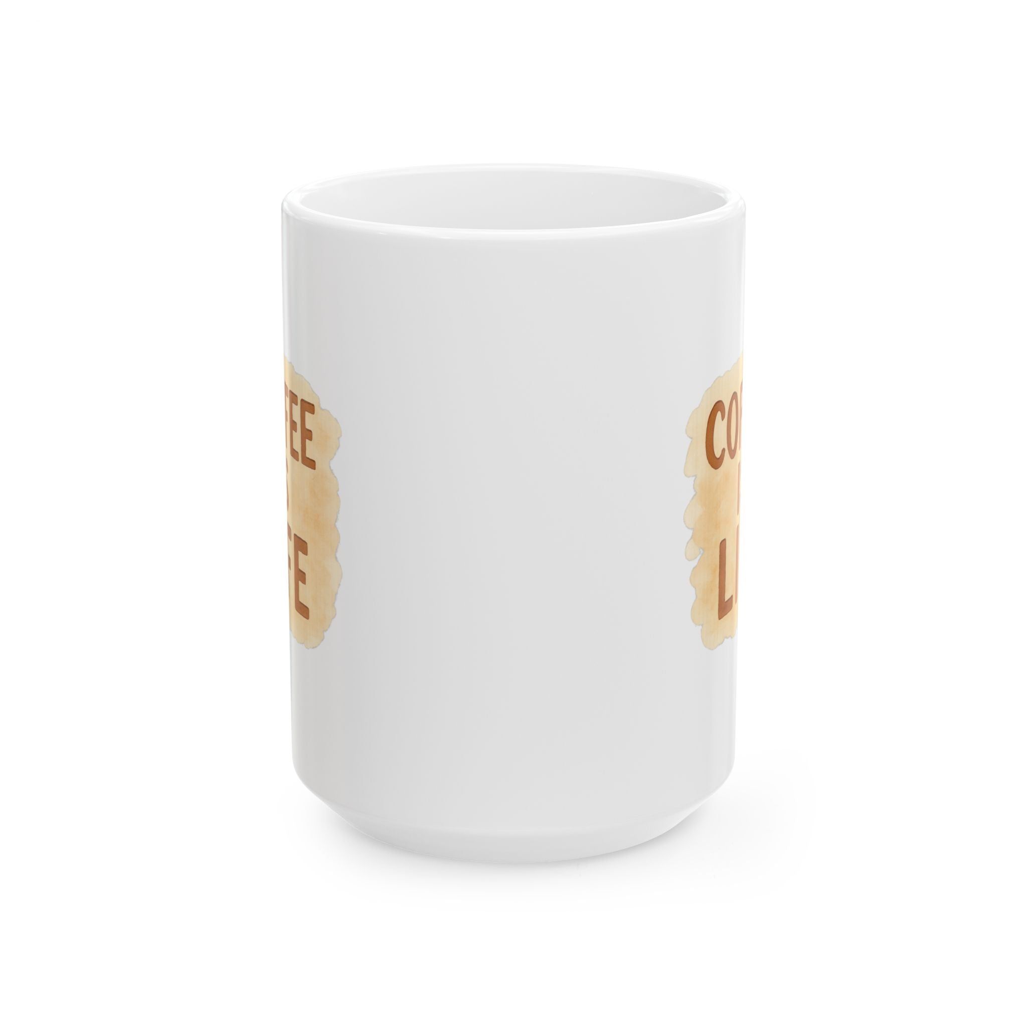Coffee Is Life No Substitutes Accepted Coffee Mug | Coffee Lover Gift | Ceramic Mug