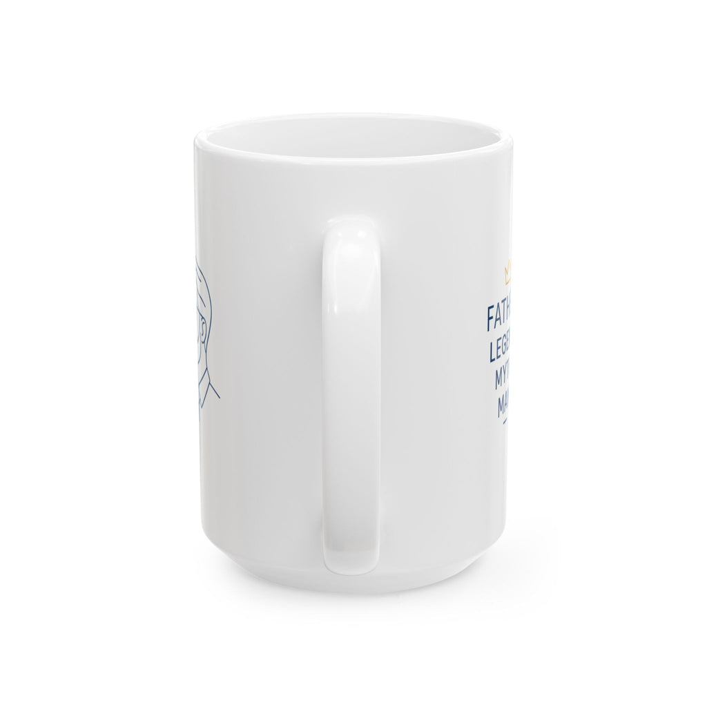 Father Powered By Love And Coffee Coffee Mug | Father Gift | Ceramic Mug