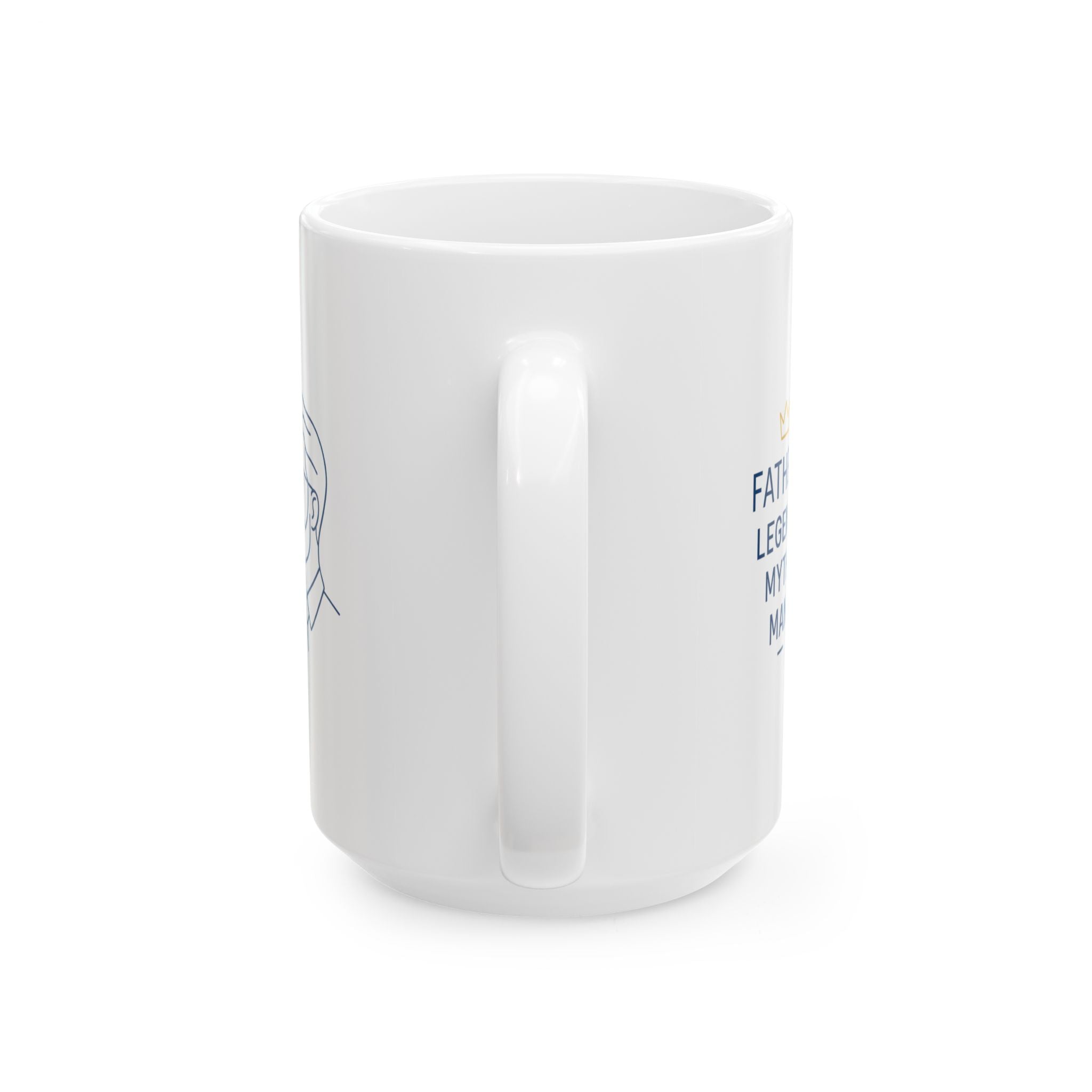 Father Powered By Love And Coffee Coffee Mug | Father Gift | Ceramic Mug