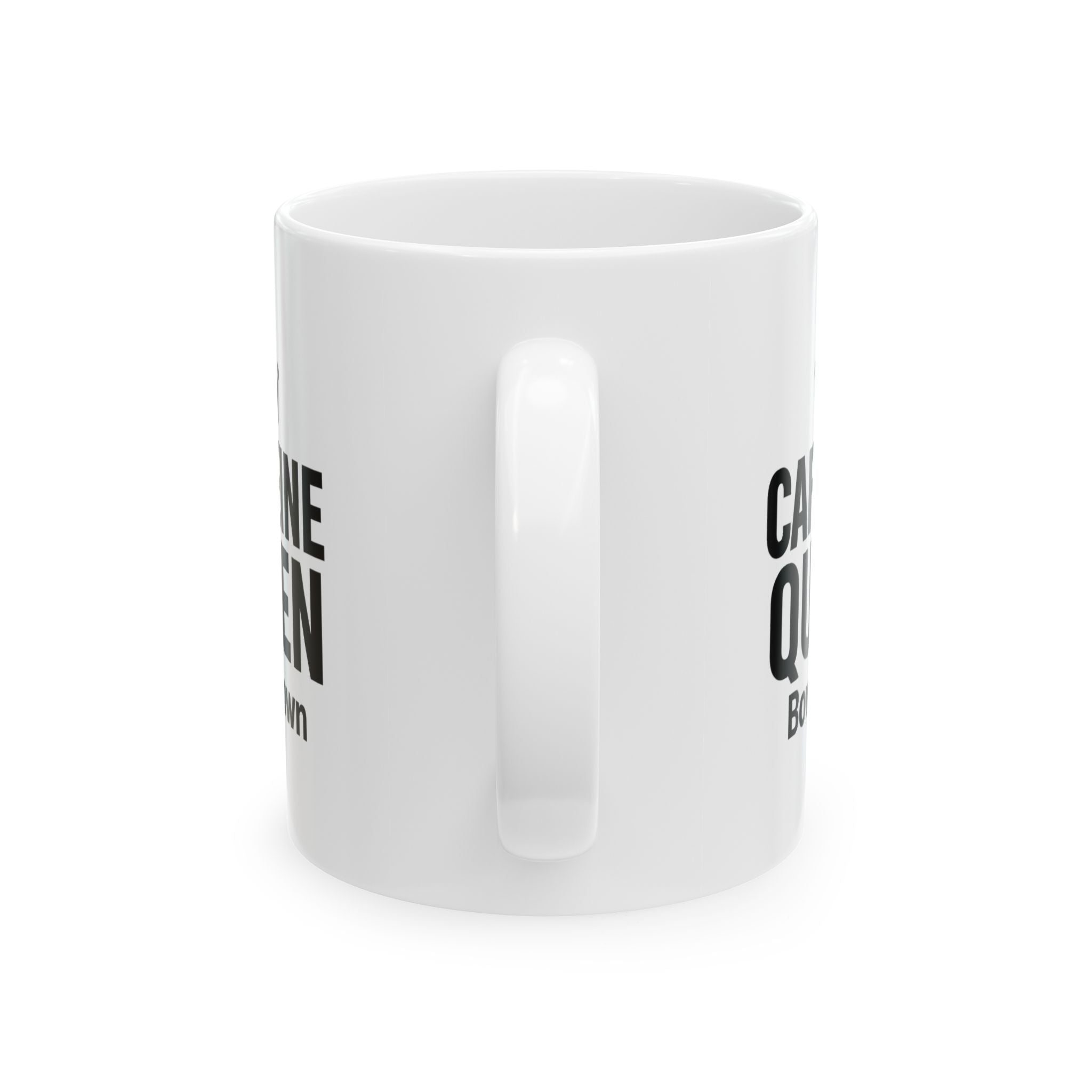 All Hail The Caffeine Queen Coffee Mug | Funny Coffee Queen Gift | Ceramic Mug