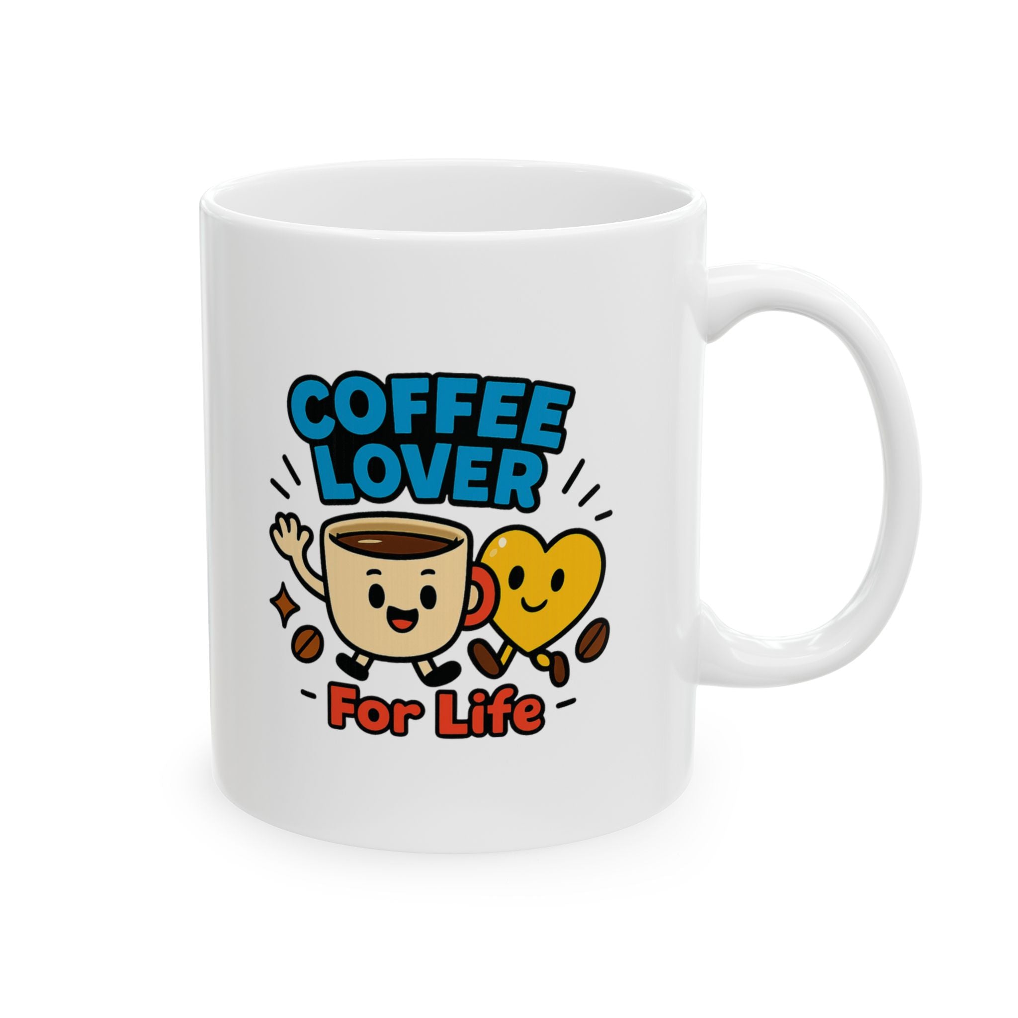 Coffee Lover For Life No Regrets Coffee Mug | Coffee Appreciation Gift | Ceramic Mug