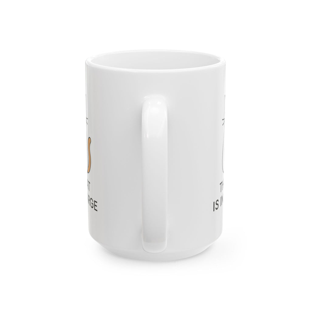 My Cat Judges Me Coffee Mug | Funny Cat Humor | Ceramic Mug