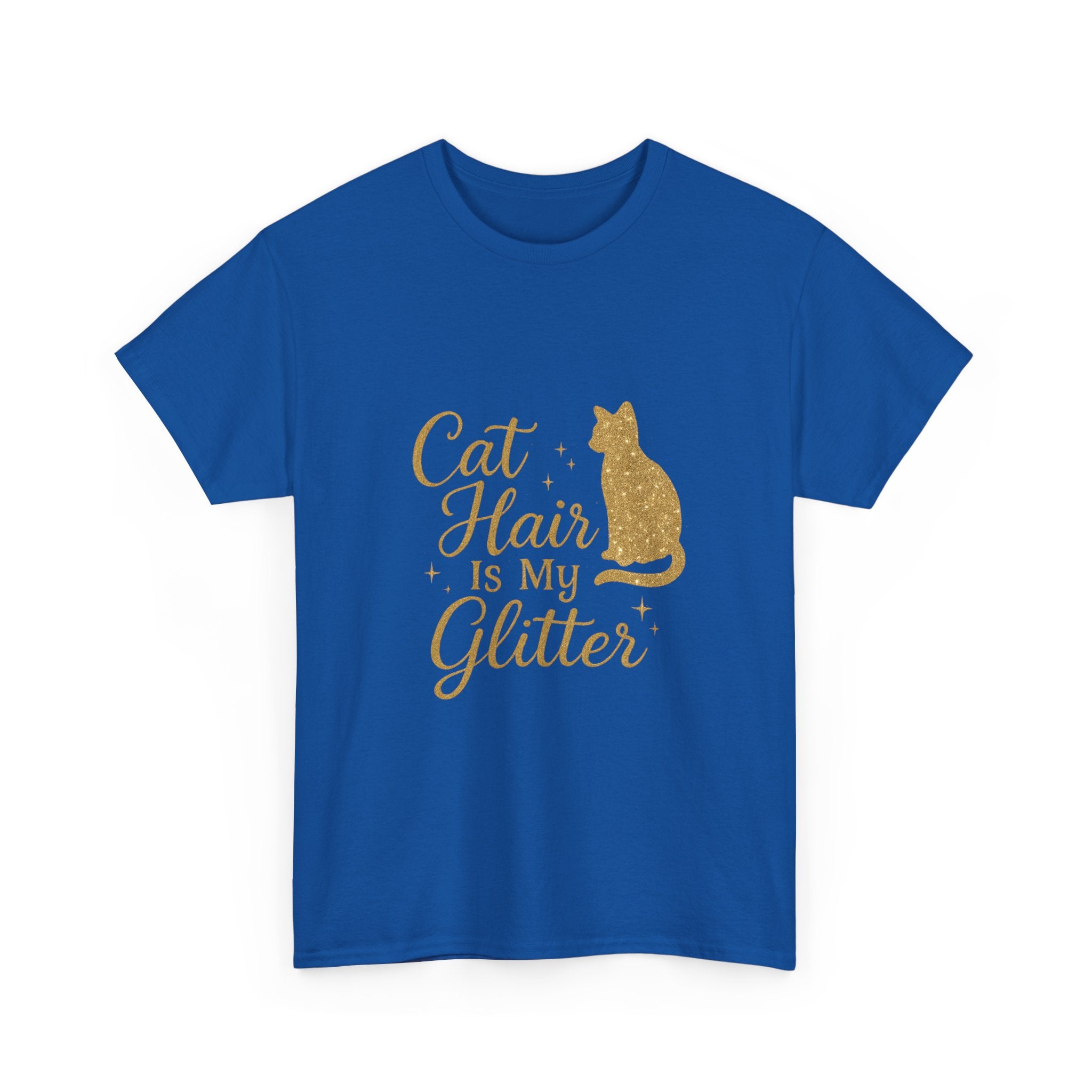 Cat Hair Is My Glitter Cat Mom T-Shirt | Cat Lover Gift | Graphic Tee