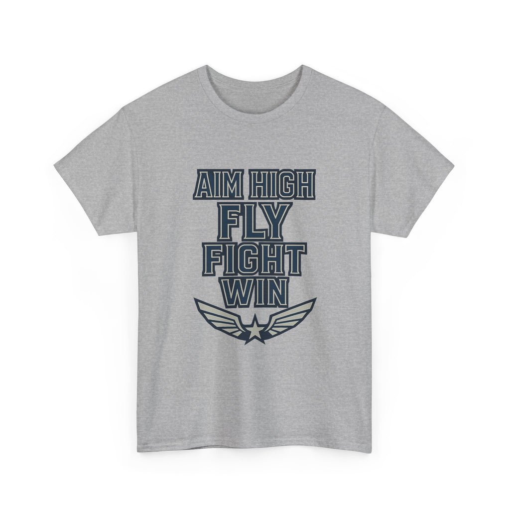 Air Force Veteran Aim High Fly Fight Win T-Shirt | Veteran Gift | Graphic Tee